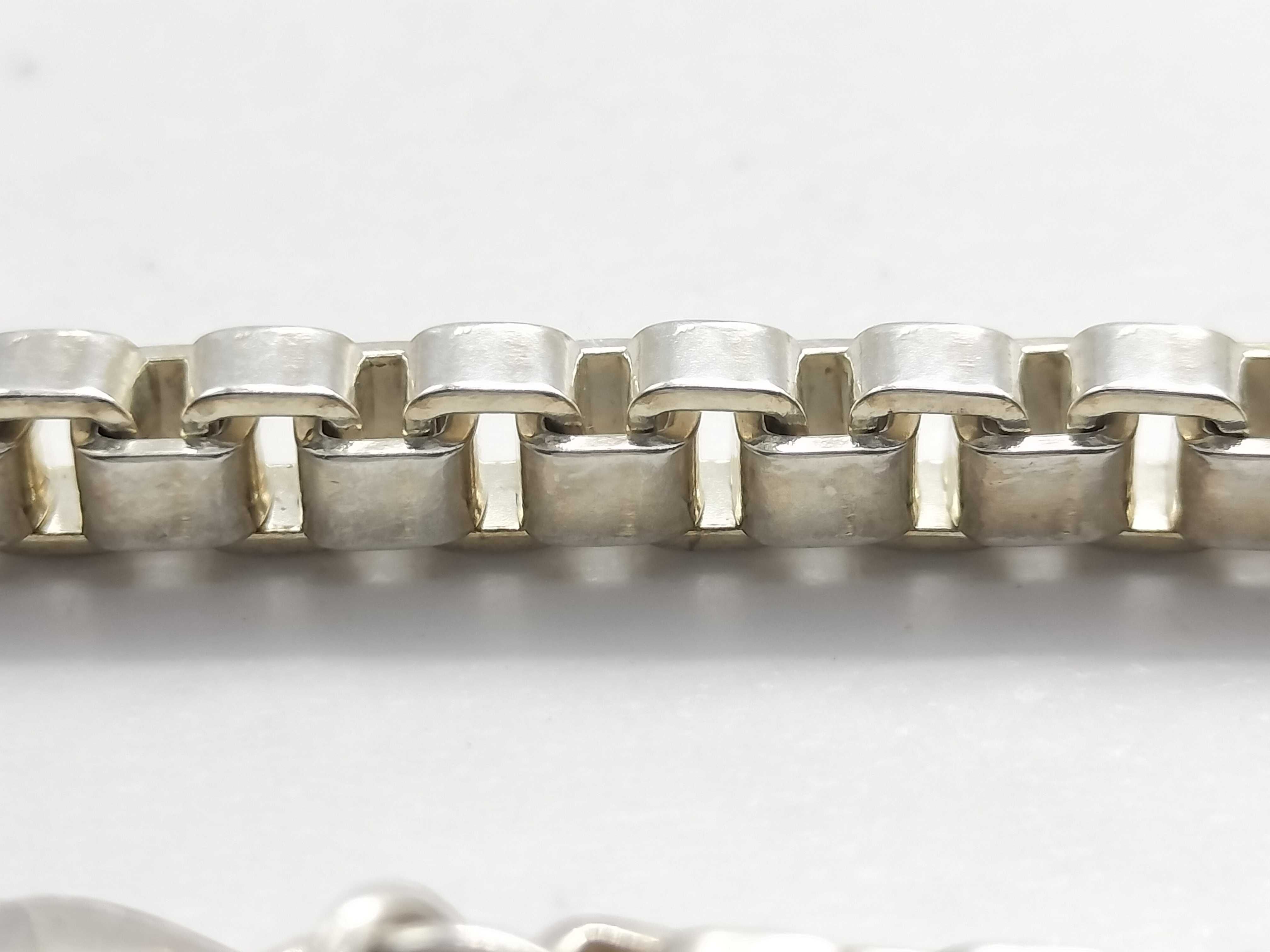 【水曜終了】(10221_0433)Tiffany&Co. ベネチアン ブレス SV925 ブレスレット・バングル