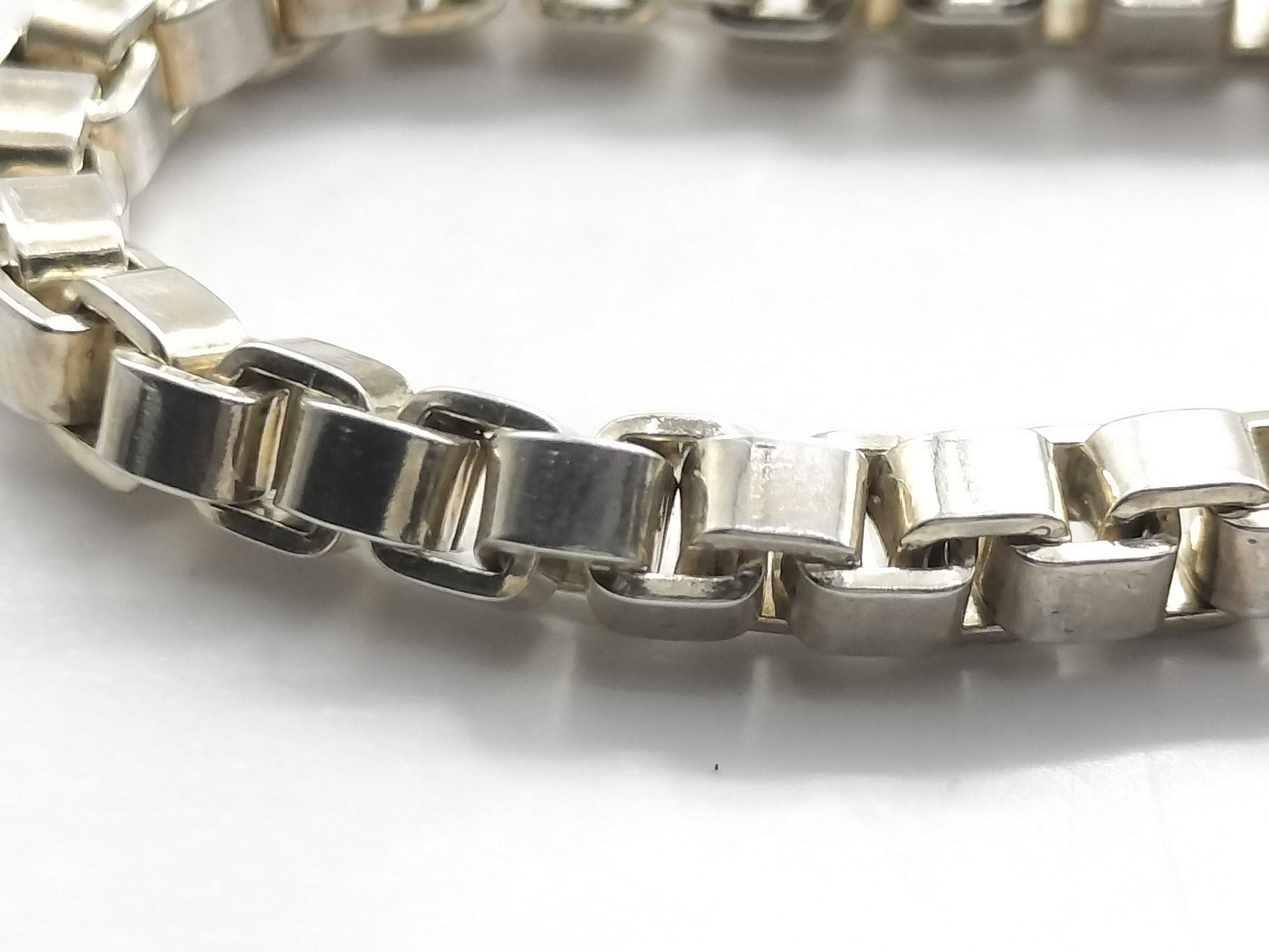【水曜終了】(10221_0433)Tiffany&Co. ベネチアン ブレス SV925 ブレスレット・バングル