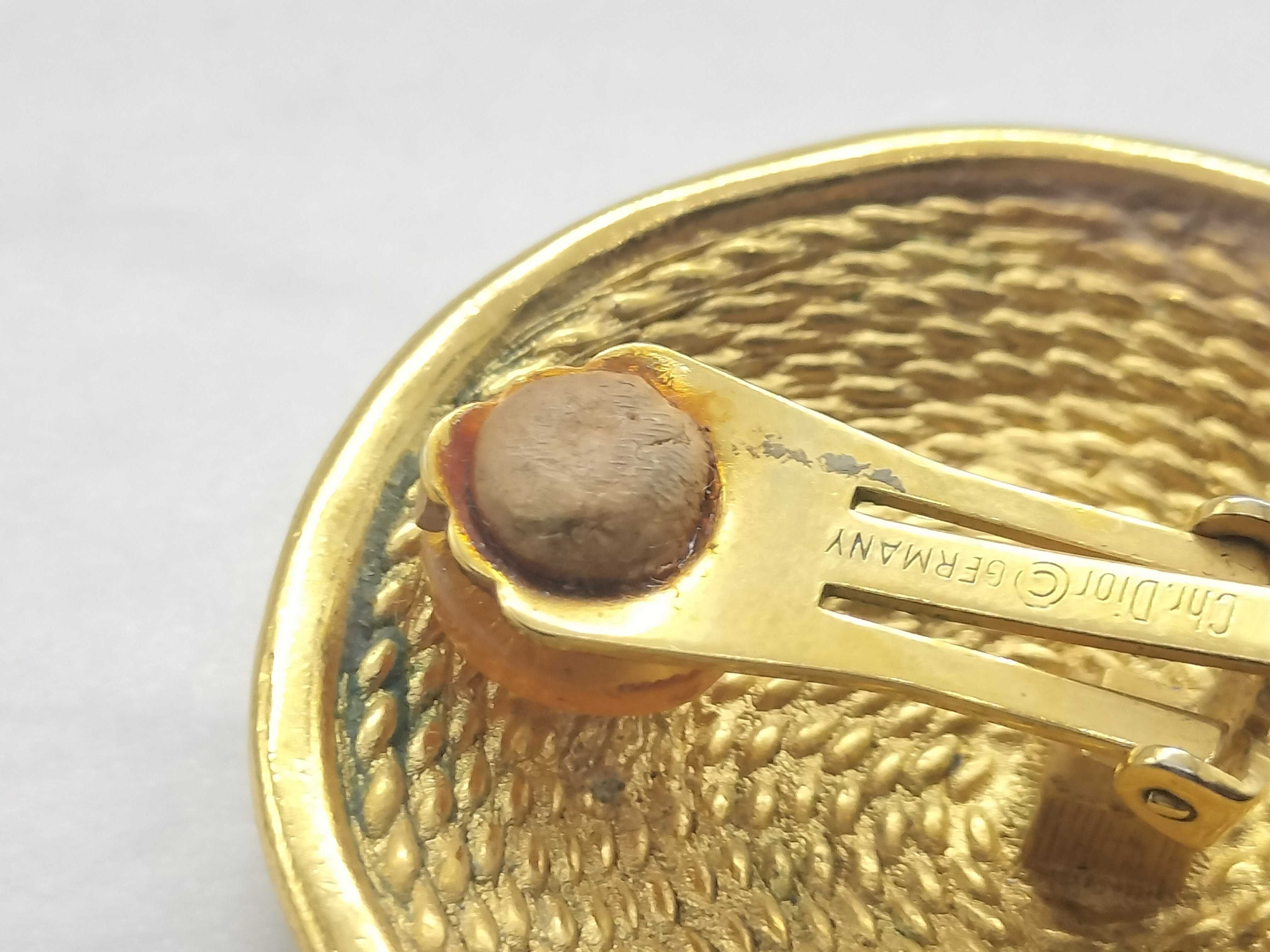 【水曜終了】(10221_0703)Dior ゴールド イヤリング サークル イヤリング