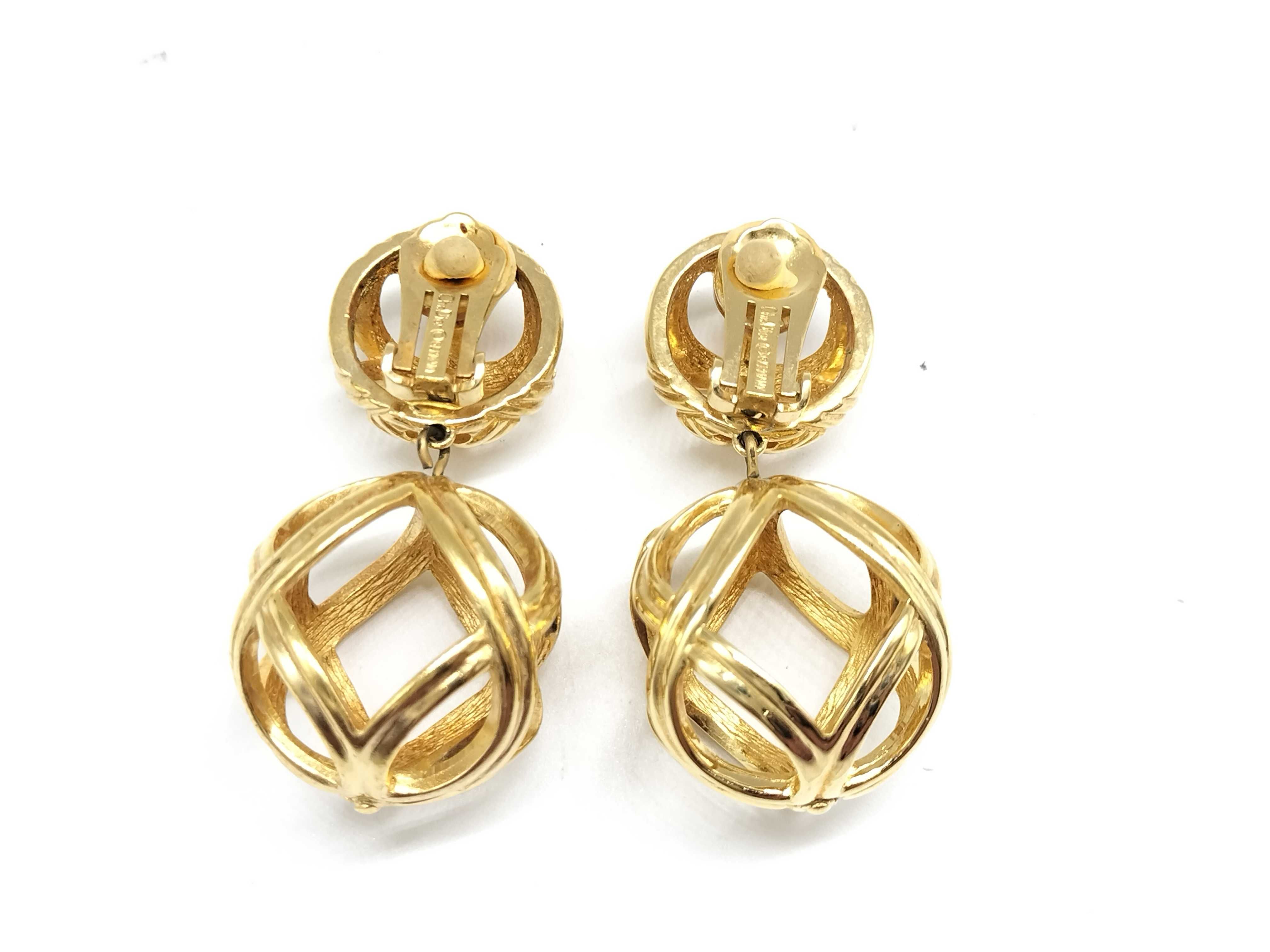 【水曜終了】(10221_0704)Dior ボール スイング イヤリング イヤリング