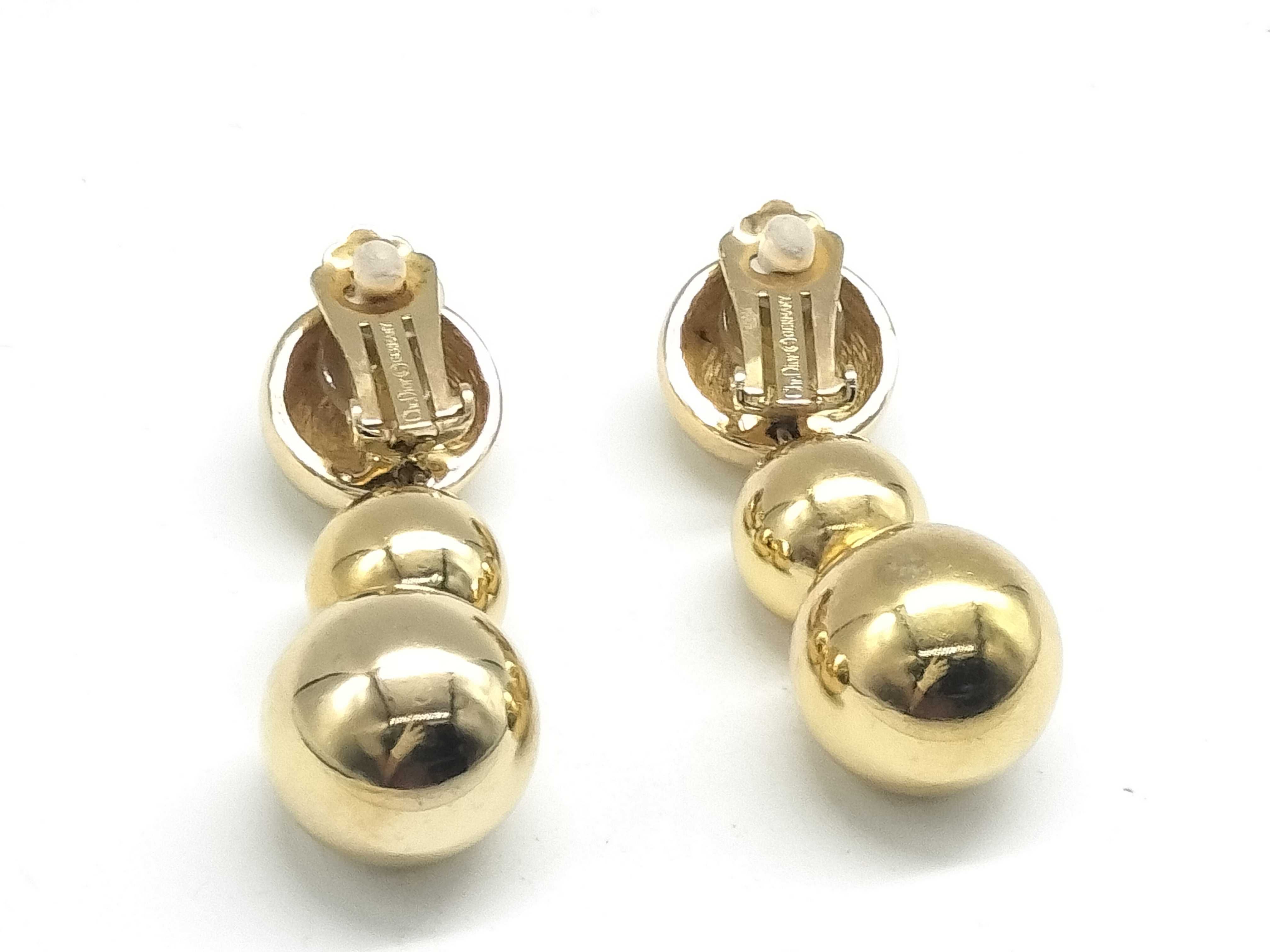 【水曜終了】(10221_0705)Dior イヤリング 3連 イヤリング