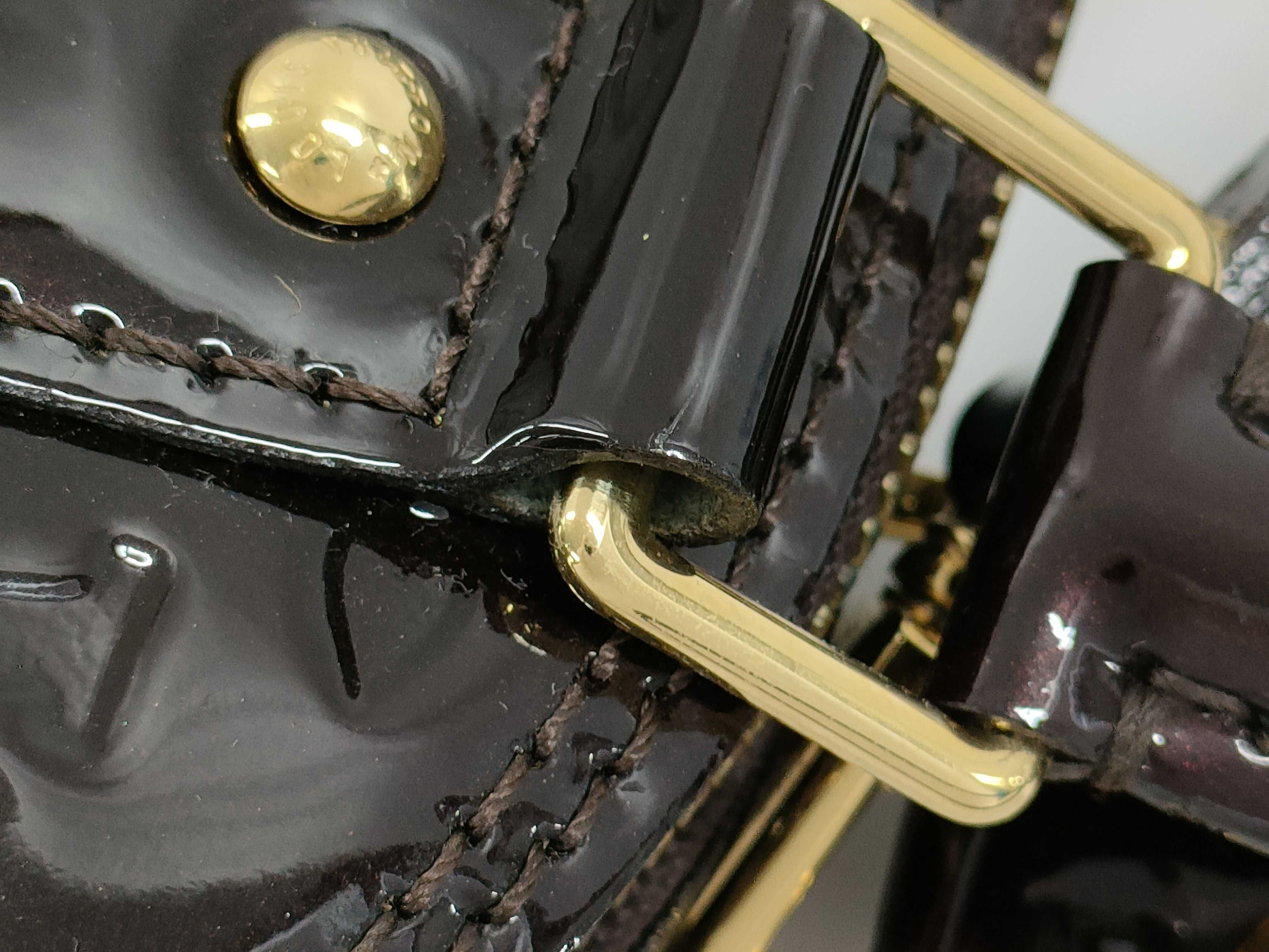 【水曜終了】(10218_0108)LOUIS VUITTON ヴェルニ アルマBB ハンドバッグ