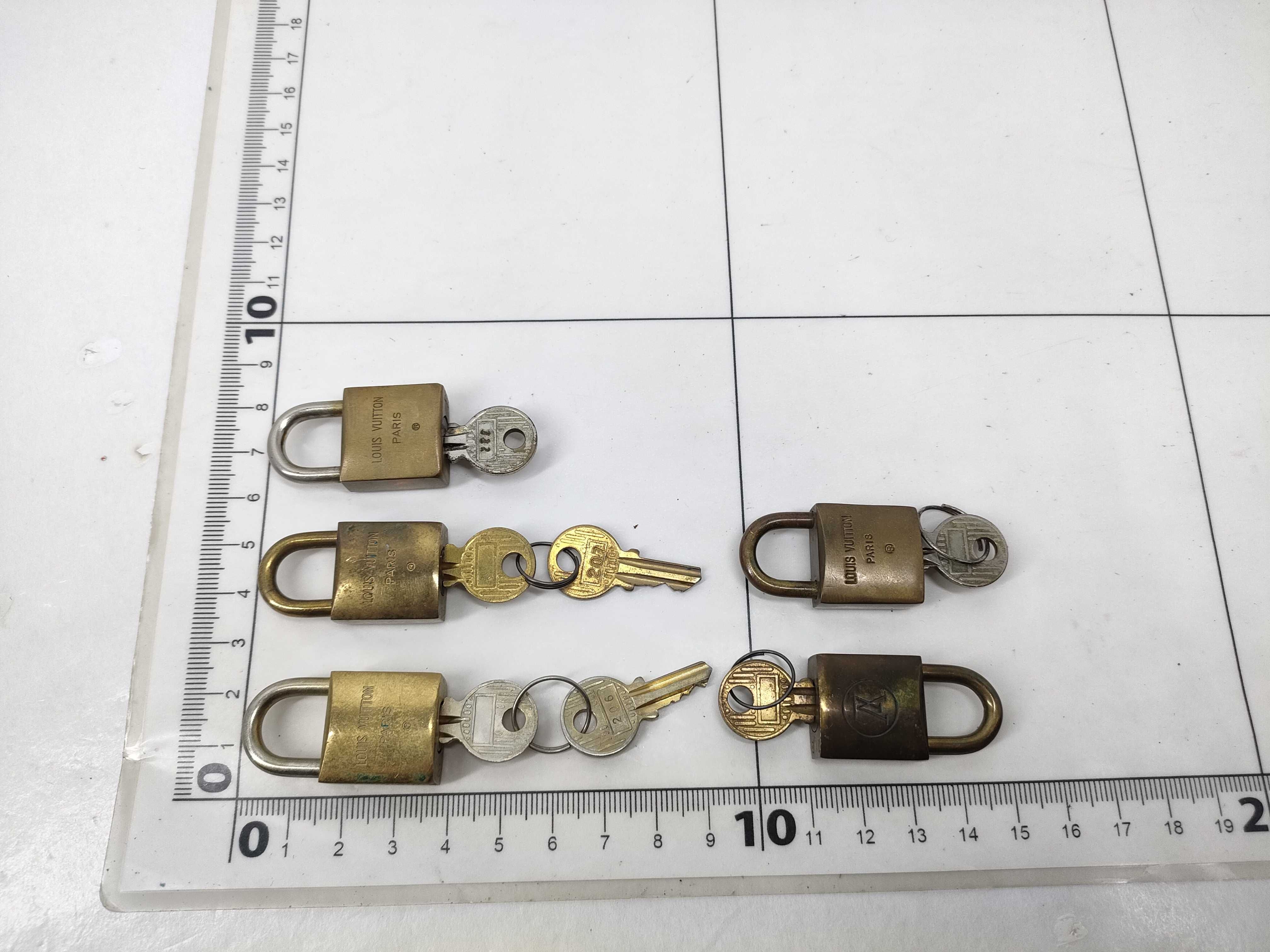 【水曜終了】(10223_0068)LOUIS VUITTON パドロック*5点セット その他小物