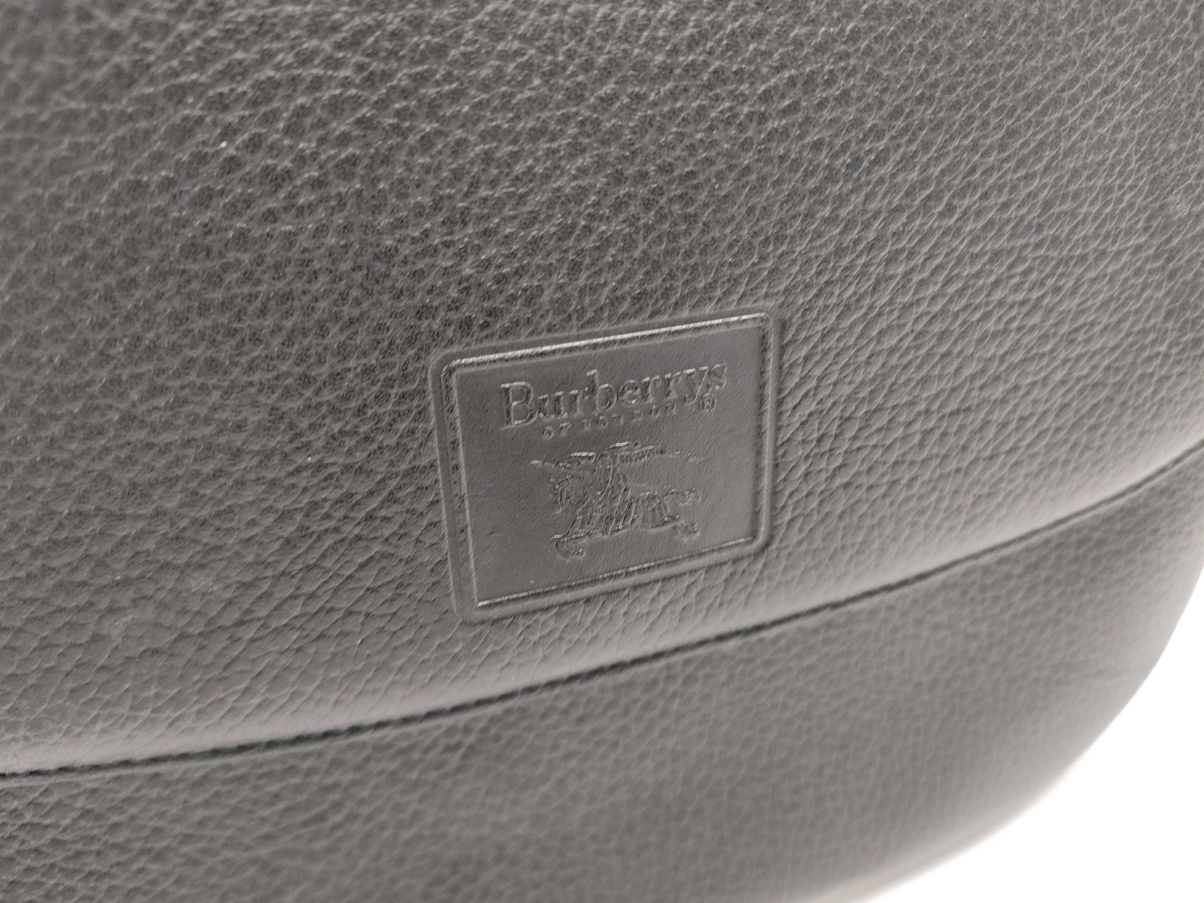 【水曜終了】(10220_0222)BURBERRY レザー ショルダーバッグ