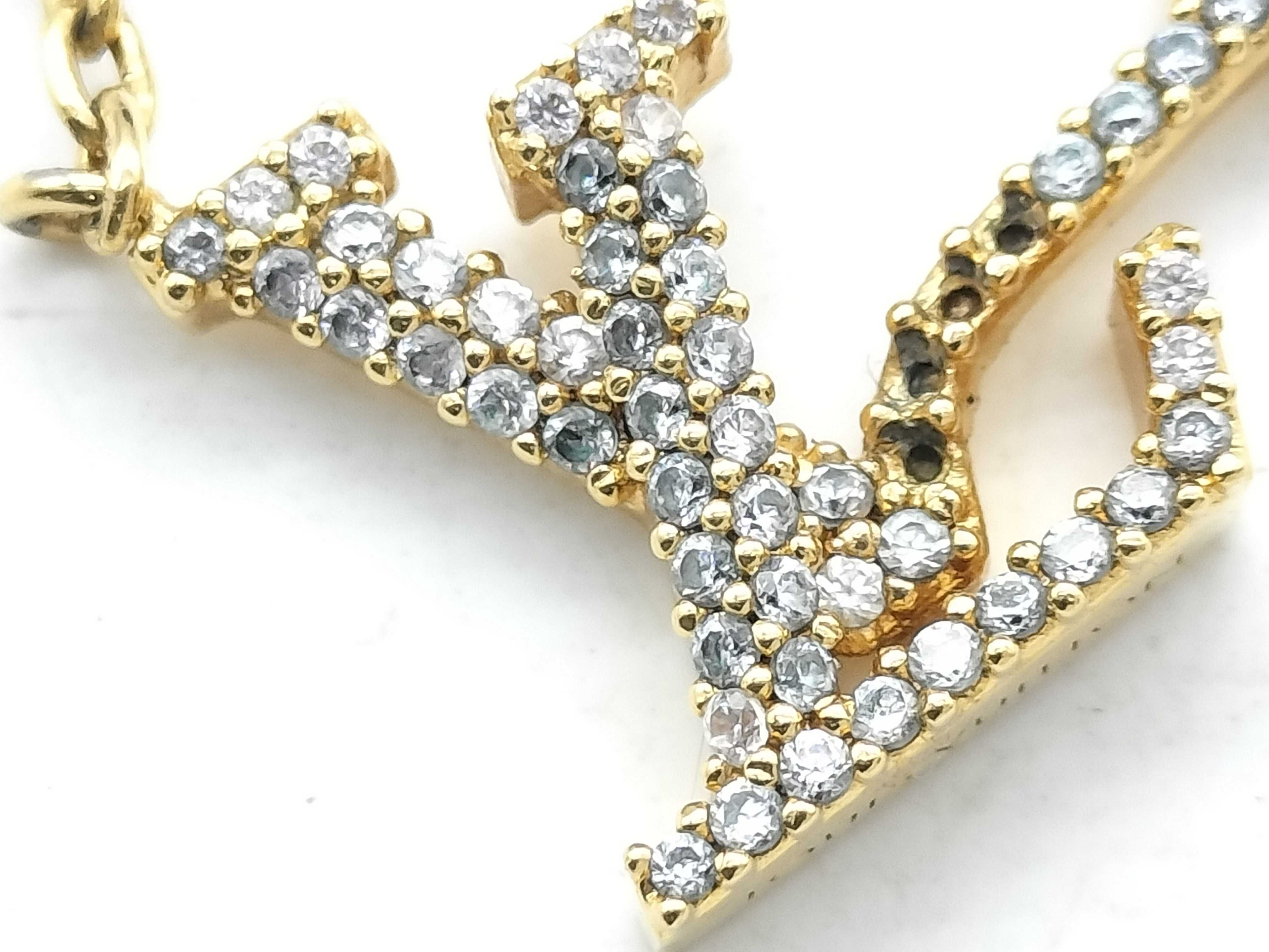 【水曜終了】(10229_0460)LOUIS VUITTON M00596 コリエ LV アイコニック ネックレス 千切れ ネックレス