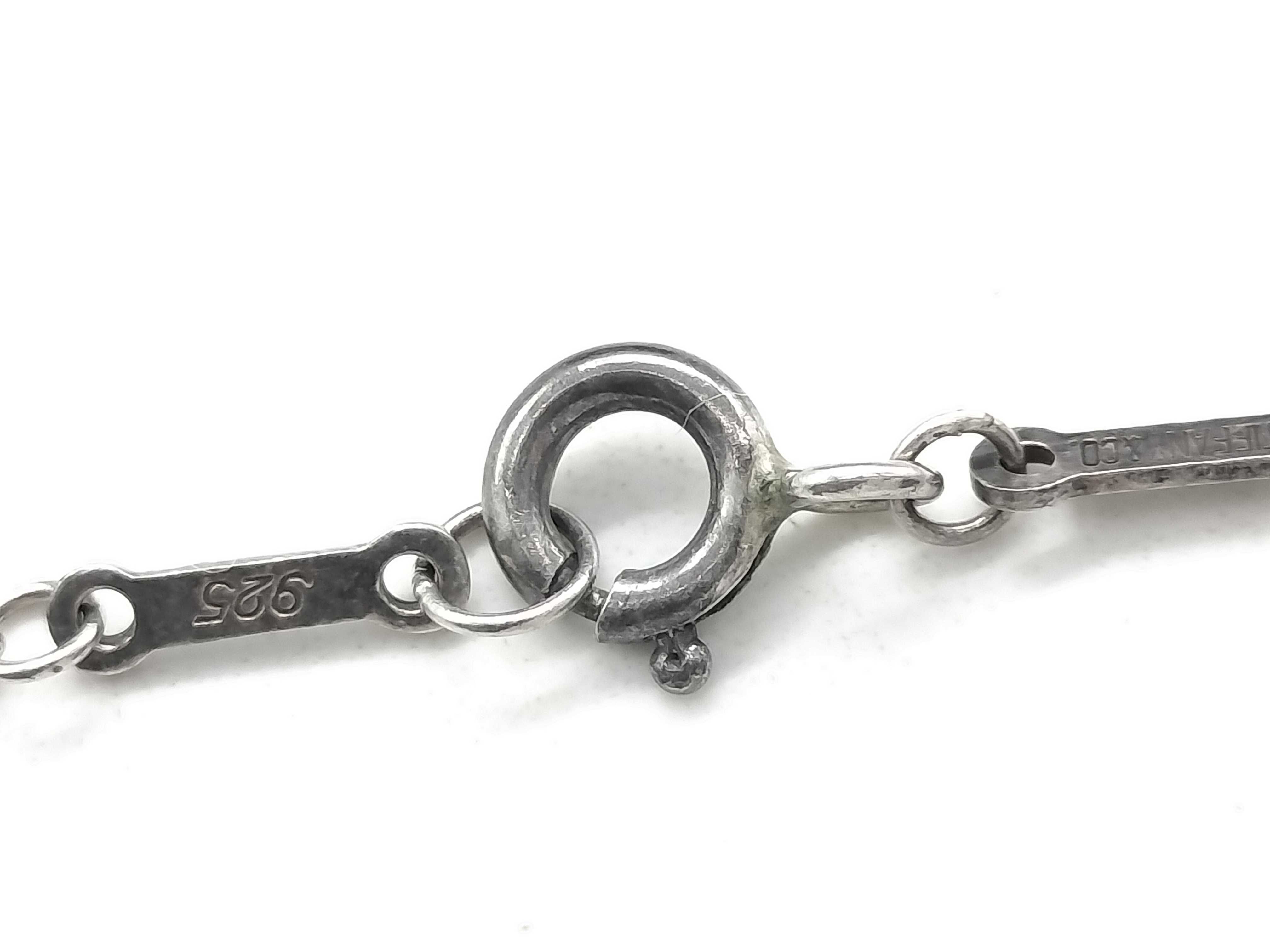 【水曜終了】(10221_0436)Tiffany&Co. 925 オープンハート ネックレス ネックレス