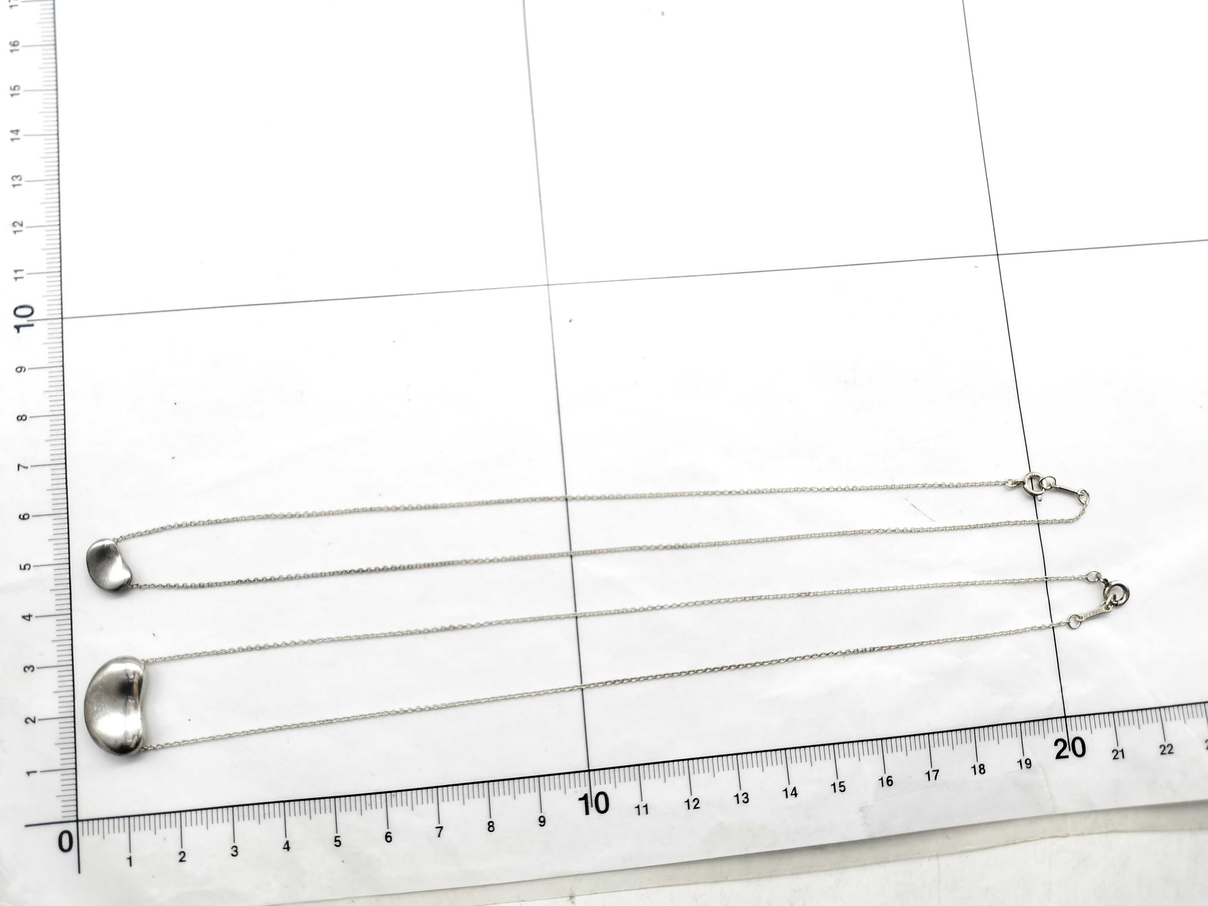 【水曜終了】(10221_0437)Tiffany&Co. ビーンズネックレス*2点セット ネックレス