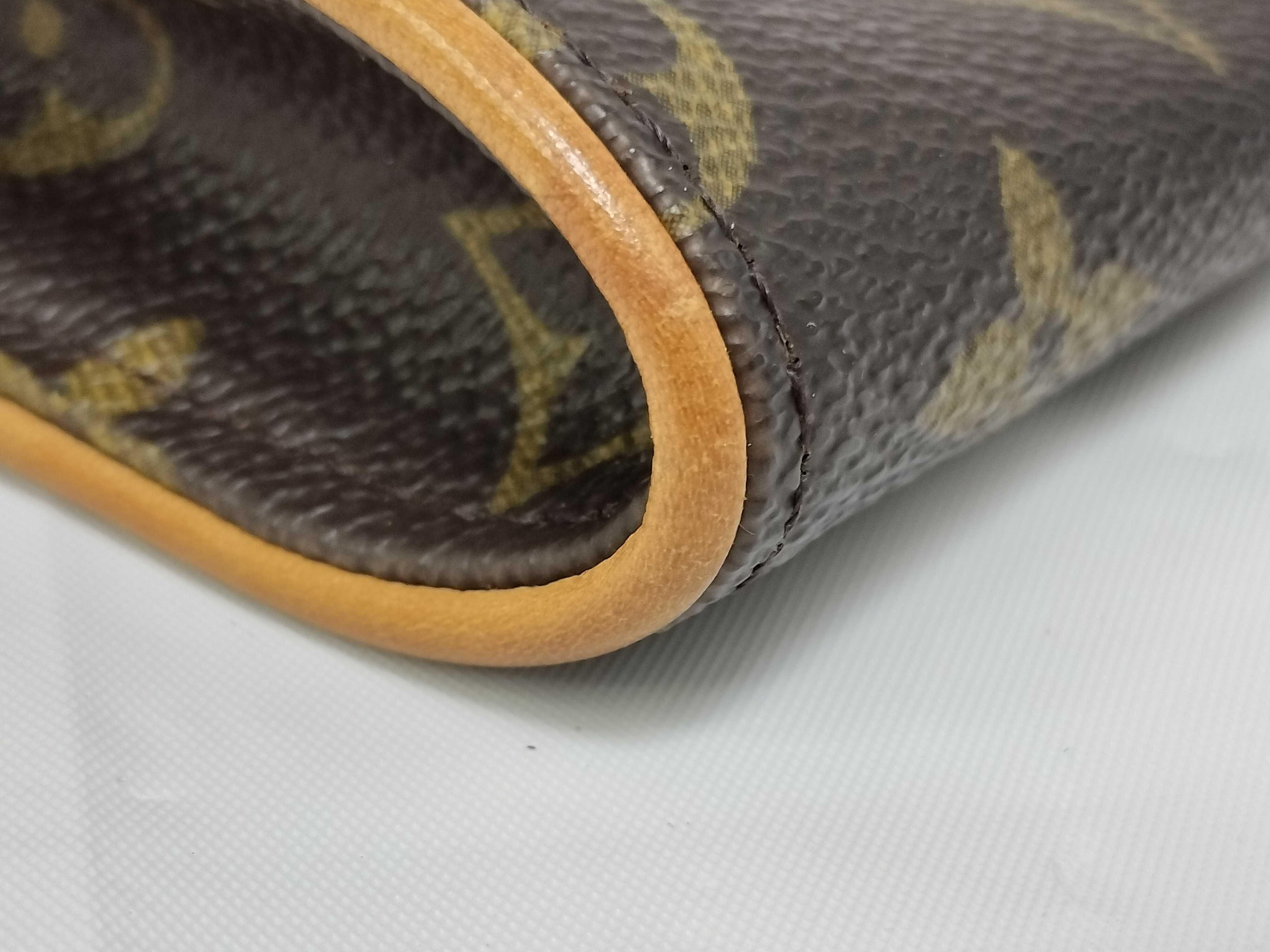 【水曜終了】(10229_0072)LOUIS VUITTON モノグラム ポシェットツイン/ST欠損 ウエストバッグ
