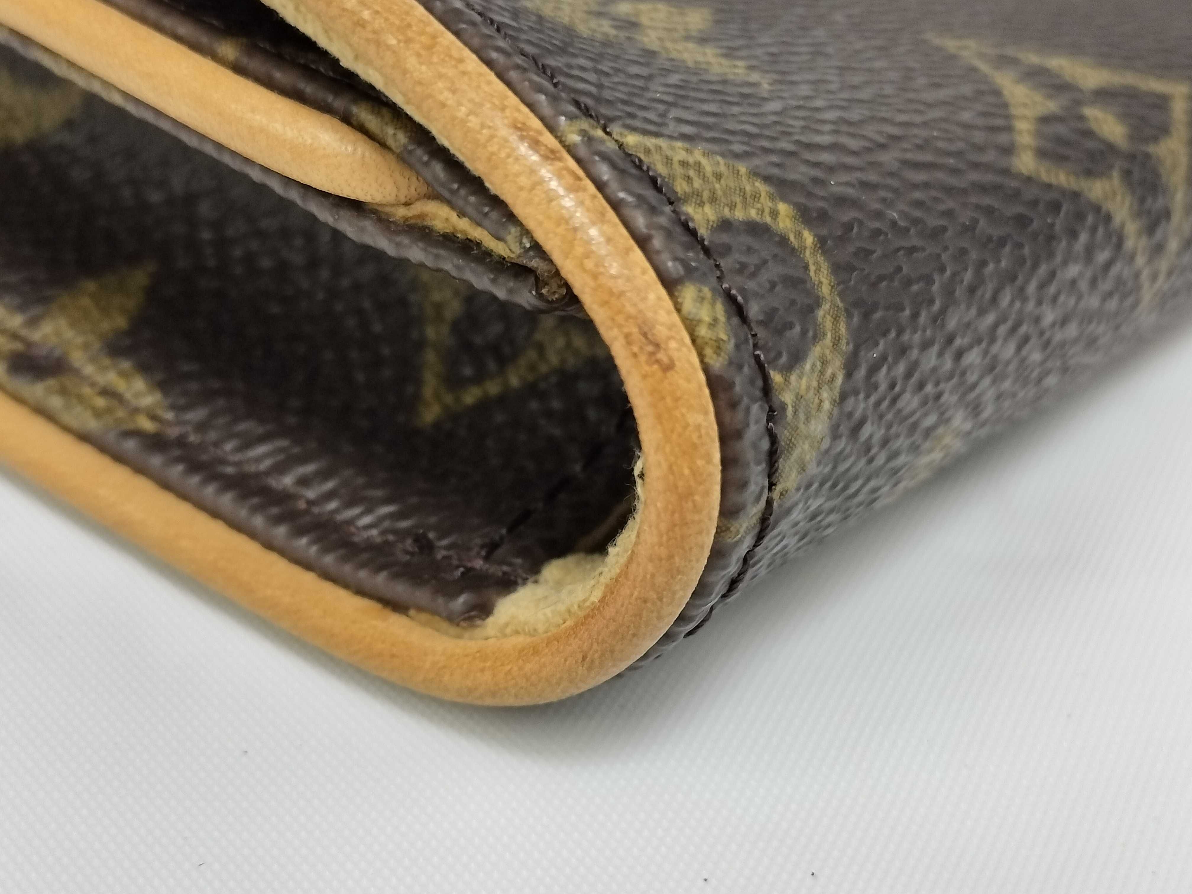 【水曜終了】(10229_0072)LOUIS VUITTON モノグラム ポシェットツイン/ST欠損 ウエストバッグ