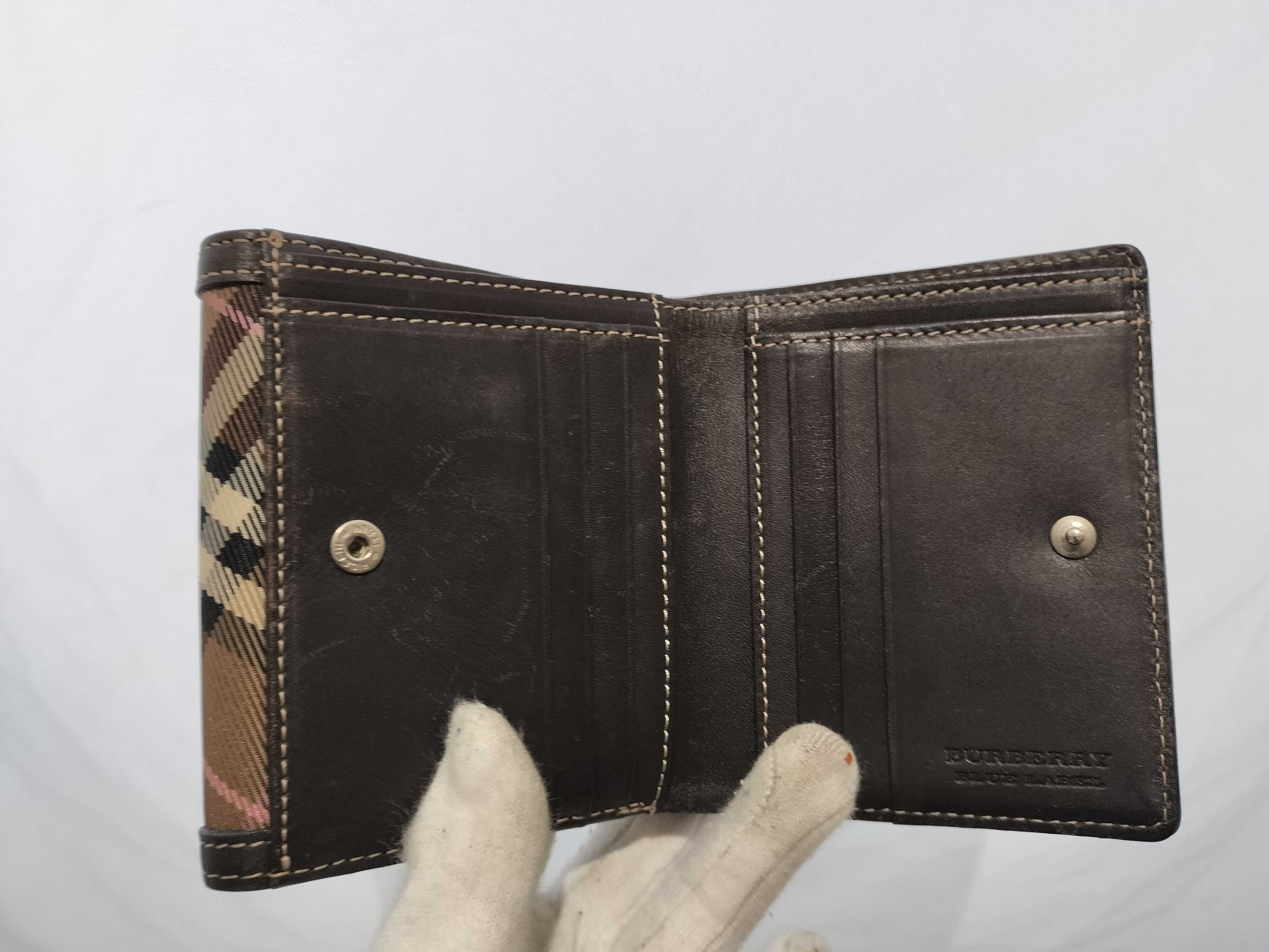 【水曜終了】(10221_0183)BURBERRY ブルーレーベル/ノバチェック/財布 財布