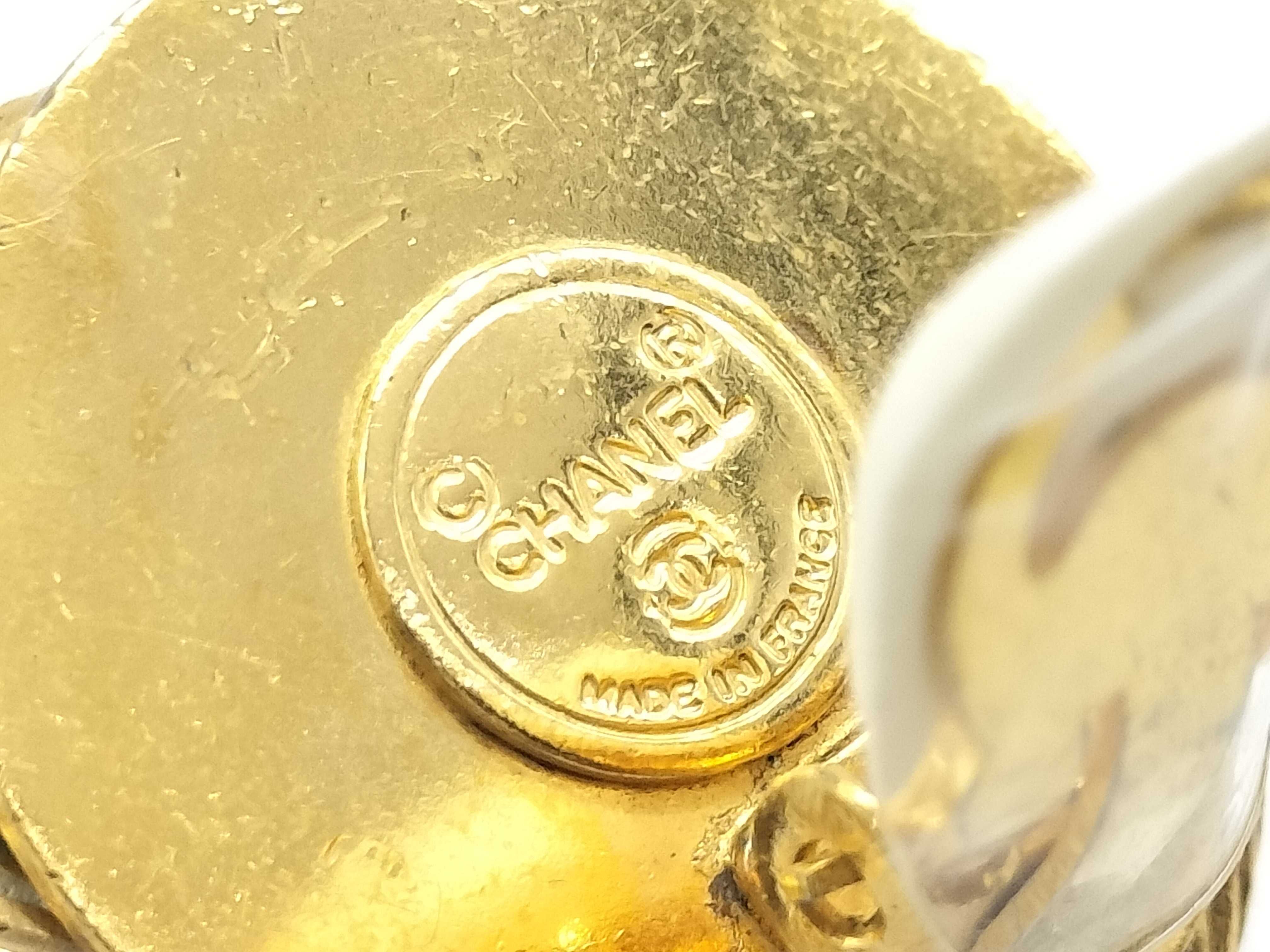 【水曜終了】(10228_0043)CHANEL Fパールゴールドイヤーカフ イヤリング