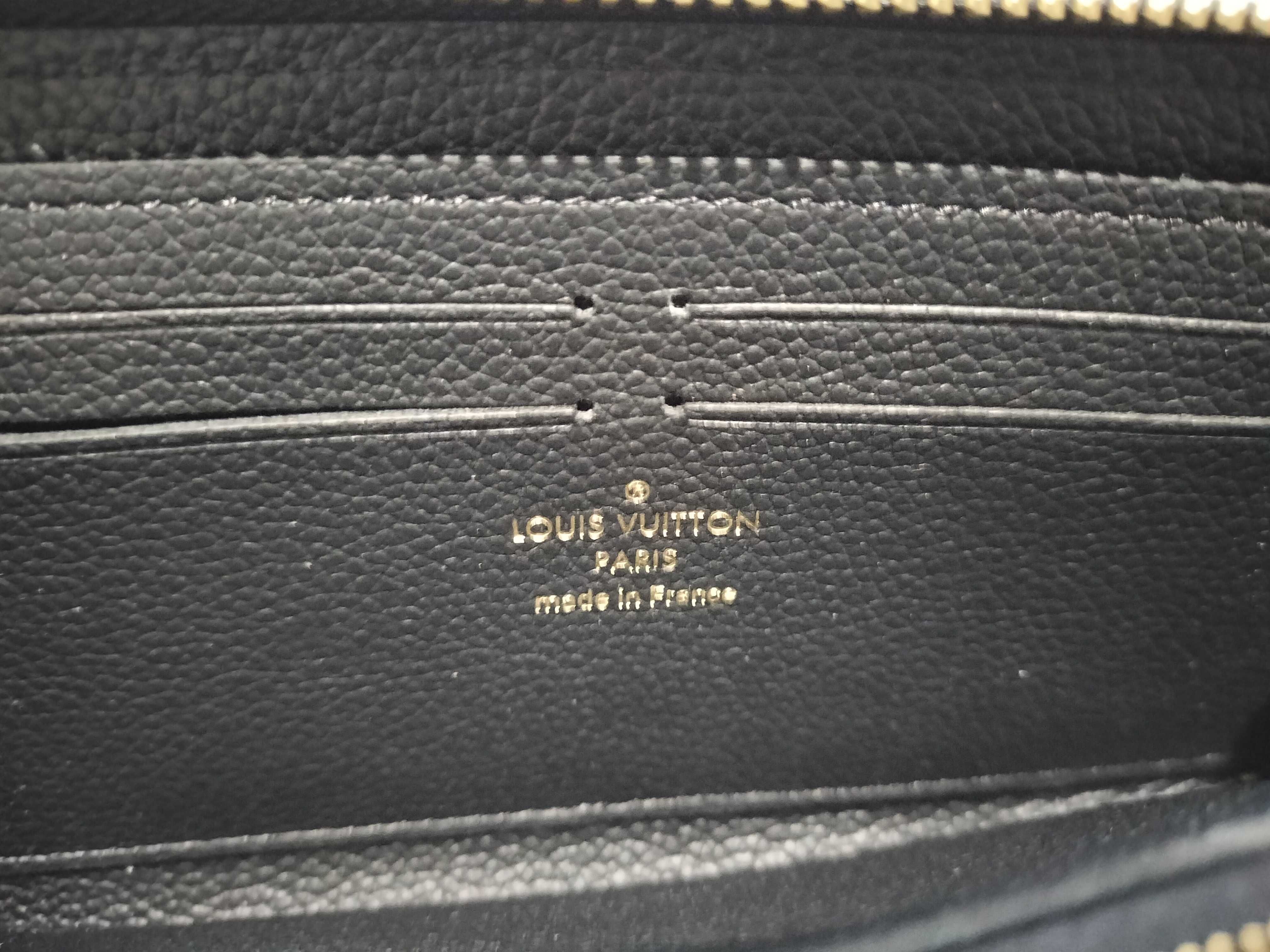 【水曜終了】(10218_0086)LOUIS VUITTON モノグラム アンプラント ジッピーウォレット ノワール 財布