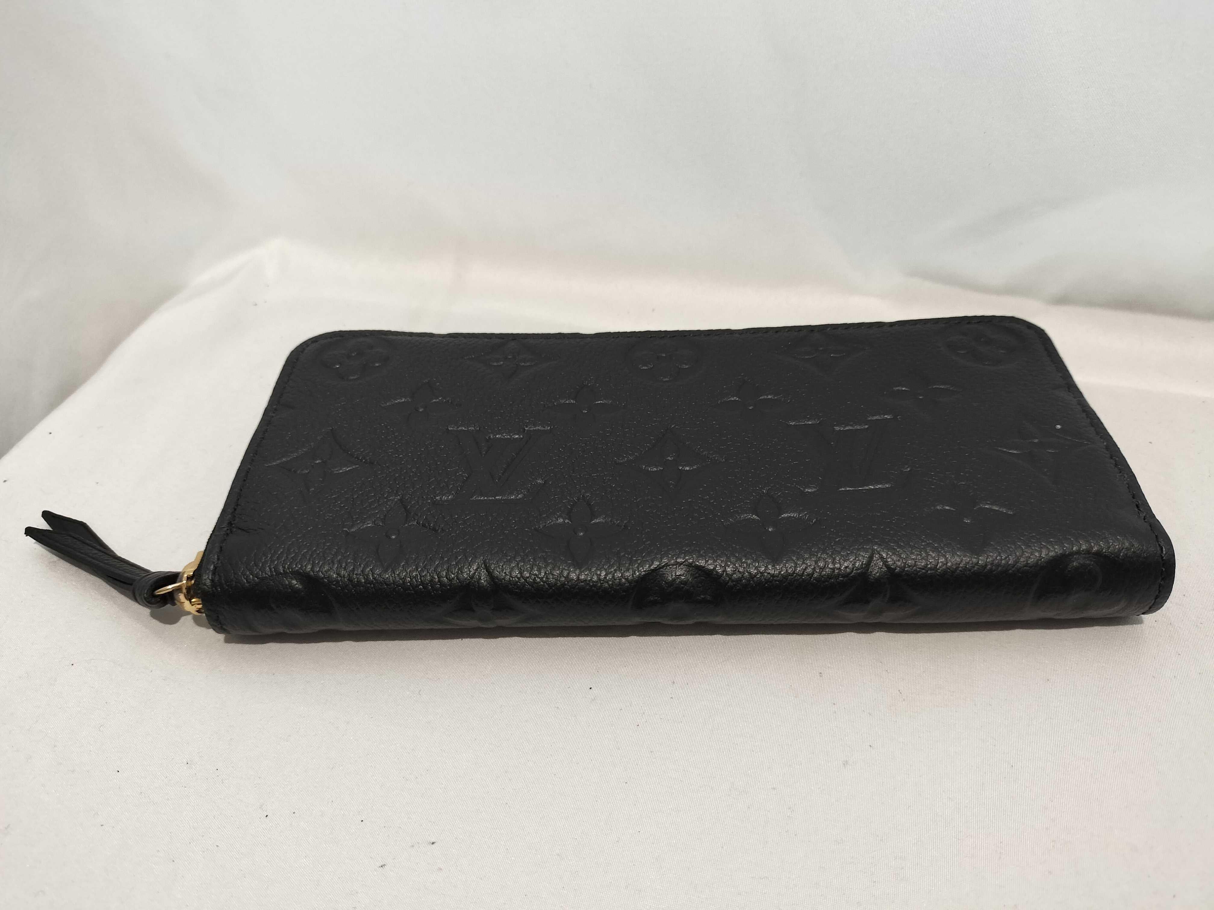 【水曜終了】(10218_0086)LOUIS VUITTON モノグラム アンプラント ジッピーウォレット ノワール 財布