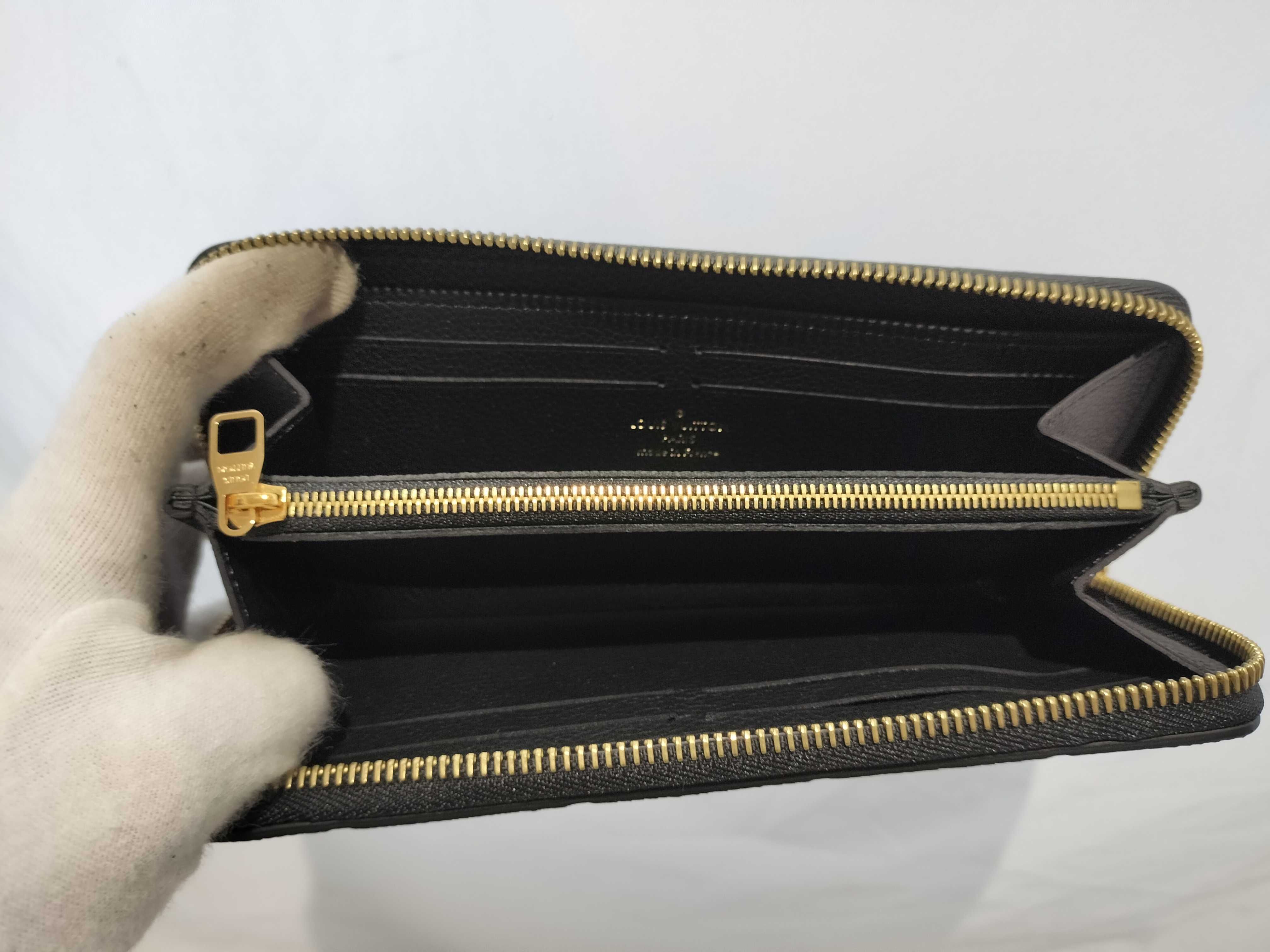 【水曜終了】(10218_0086)LOUIS VUITTON モノグラム アンプラント ジッピーウォレット ノワール 財布