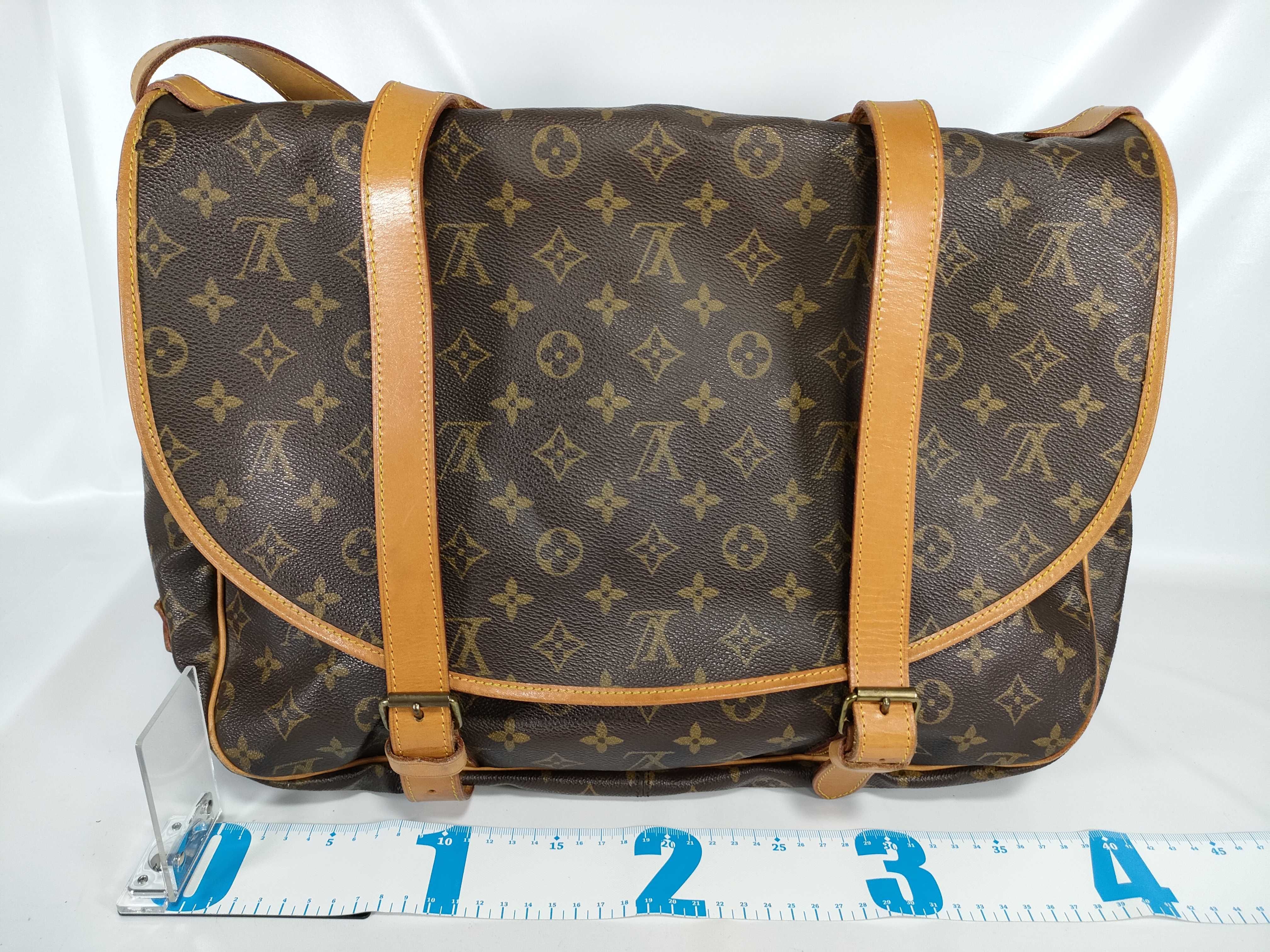 【水曜終了】(10229_0077)LOUIS VUITTON モノグラム M42256 ソミュール ショルダーバッグ