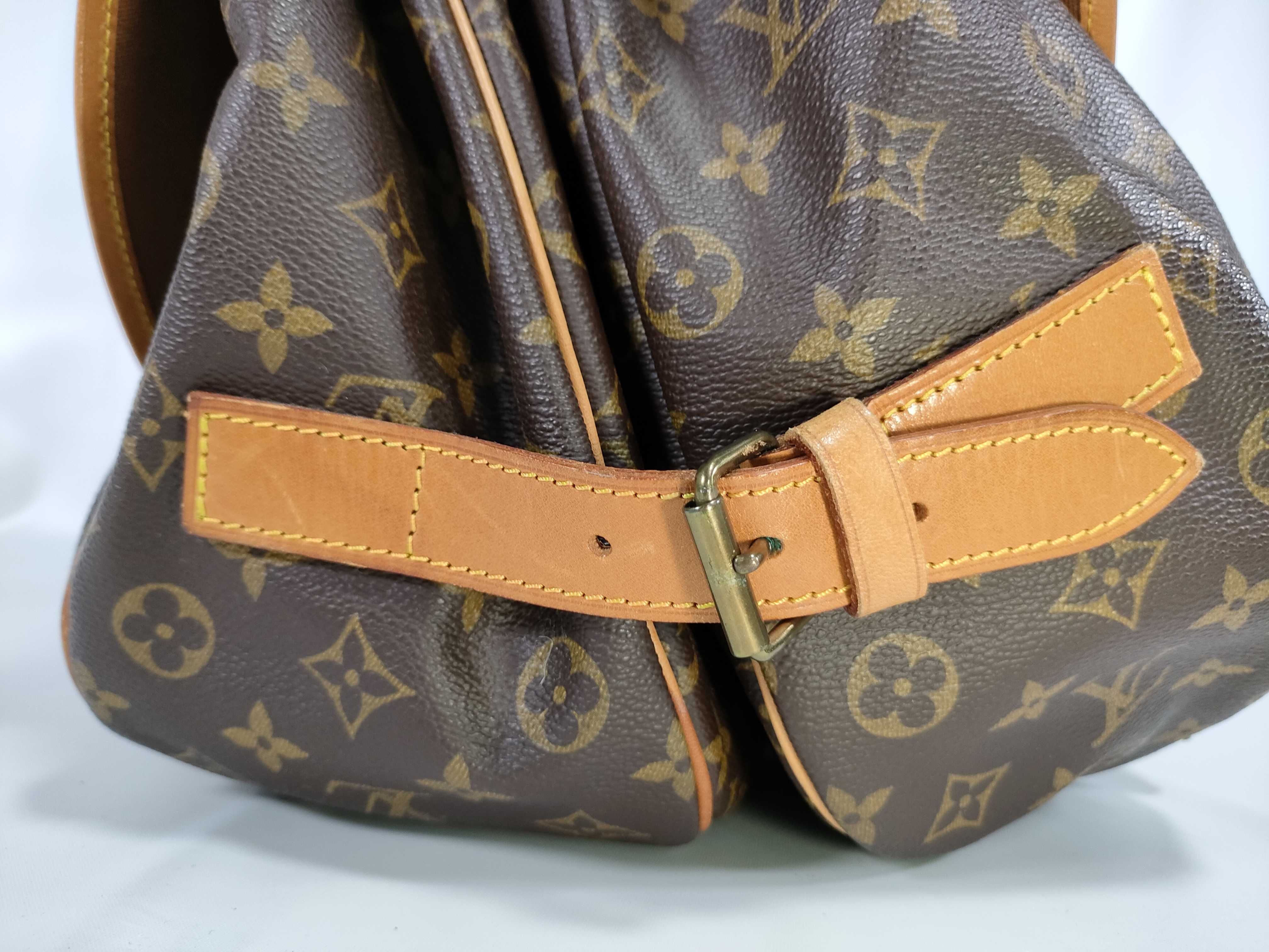 【水曜終了】(10229_0077)LOUIS VUITTON モノグラム M42256 ソミュール ショルダーバッグ