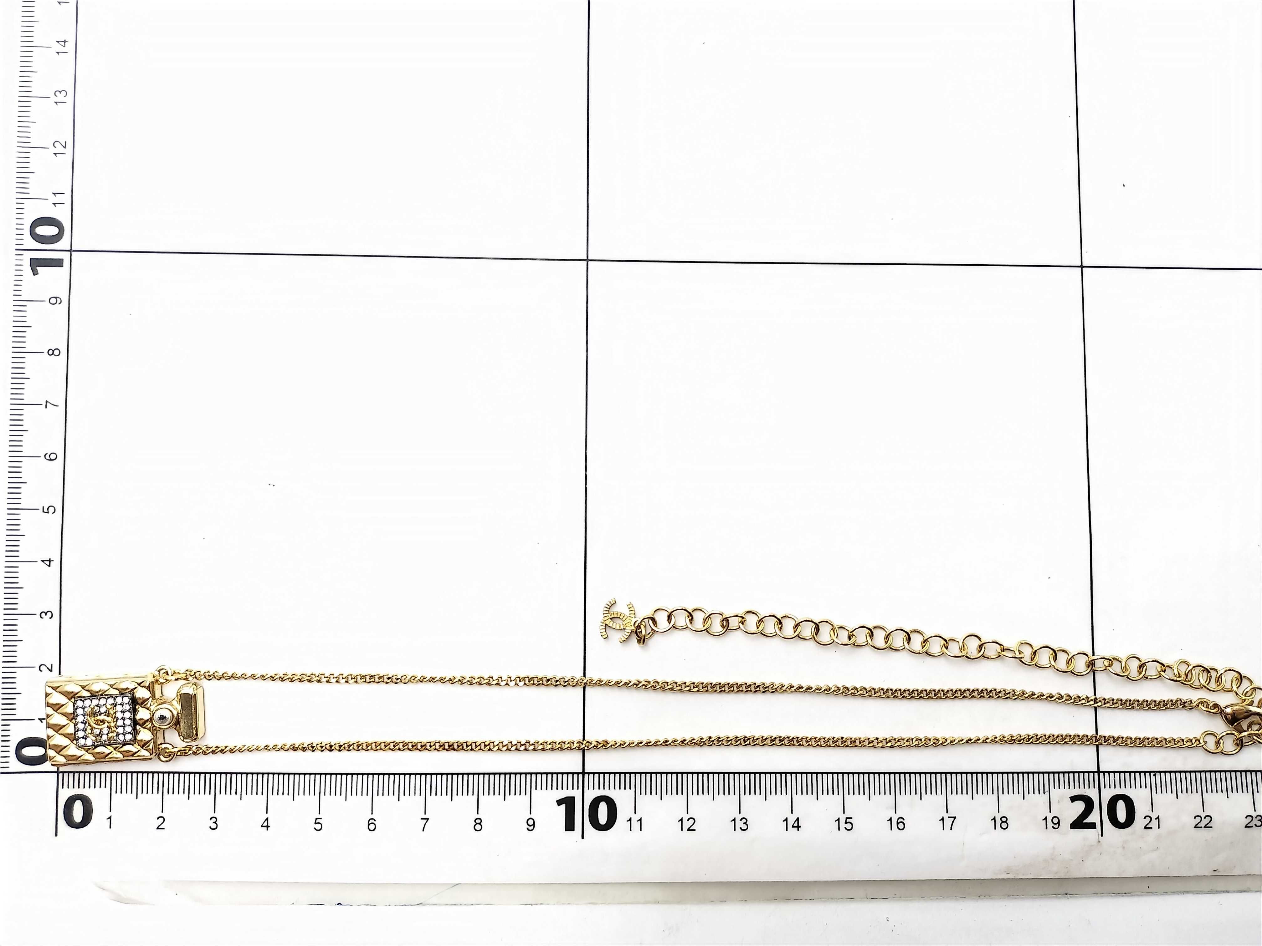 【水曜終了】(10228_0066)▼CHANEL 香水 ラインストーン ネックレス A21V ネックレス