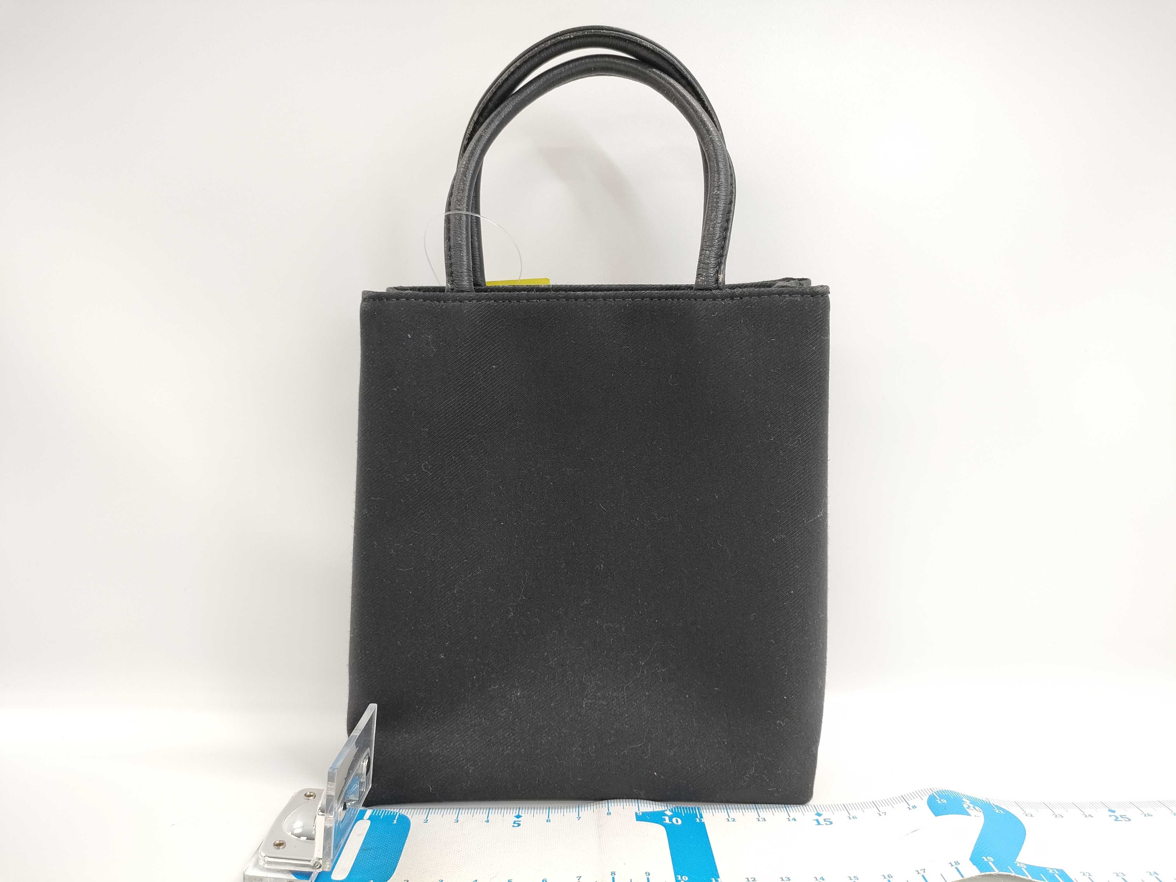 【水曜終了】(10220_0223)BURBERRY キャンバス ミニトート ハンドバッグ