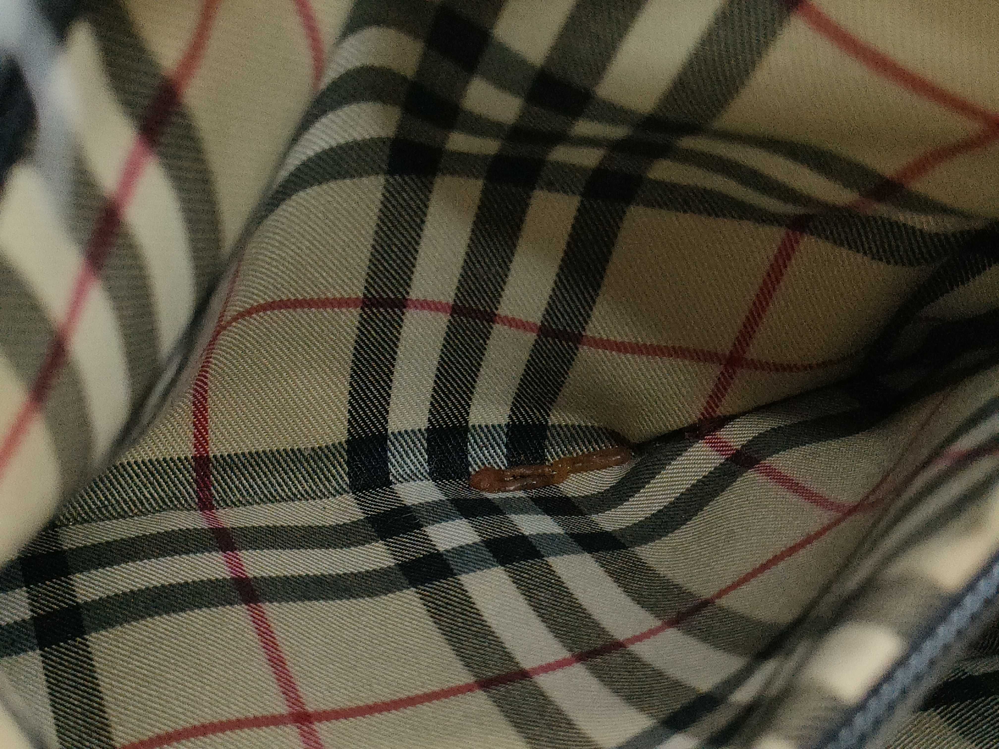 【水曜終了】(10220_0223)BURBERRY キャンバス ミニトート ハンドバッグ