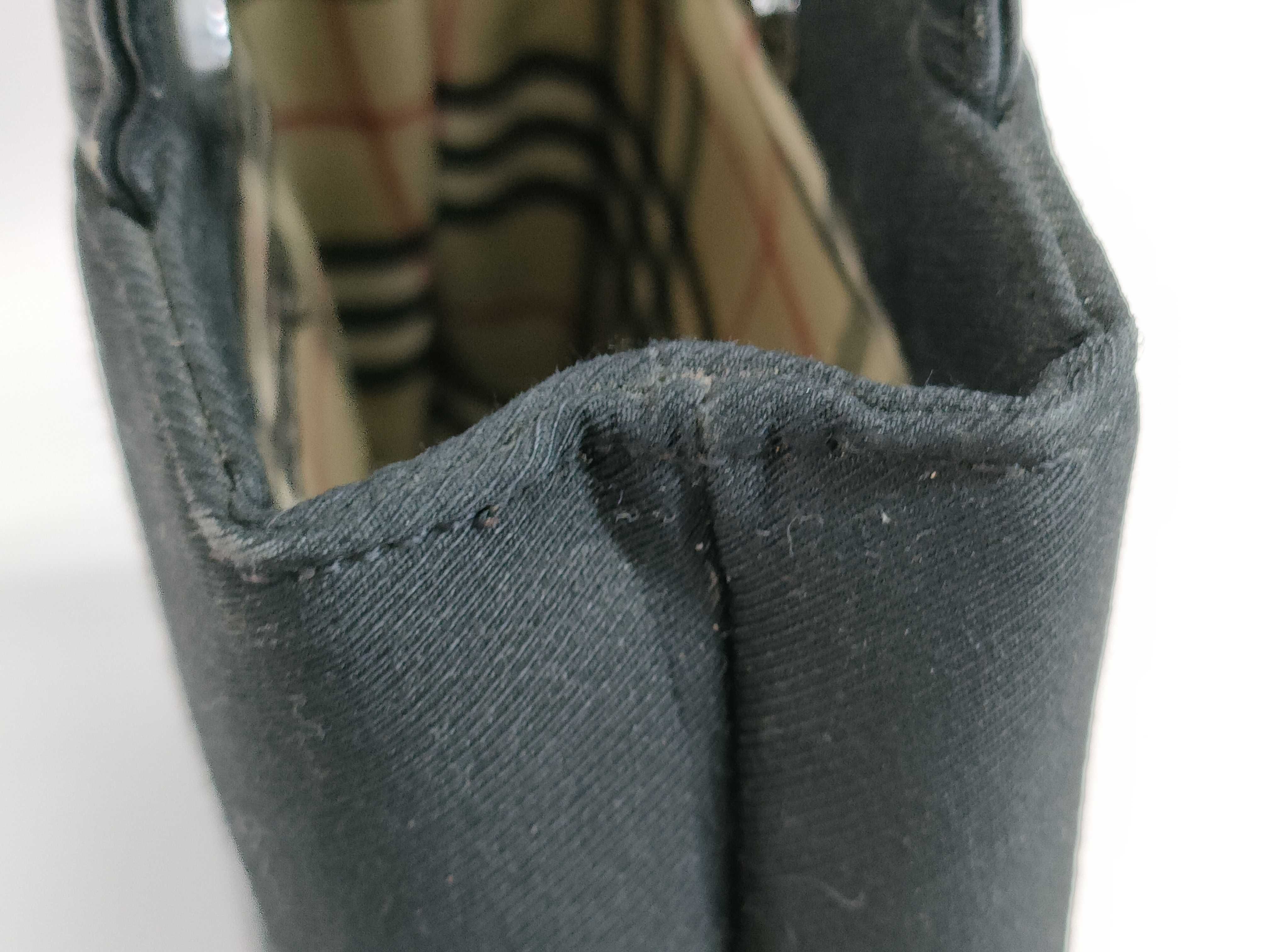 【水曜終了】(10220_0223)BURBERRY キャンバス ミニトート ハンドバッグ
