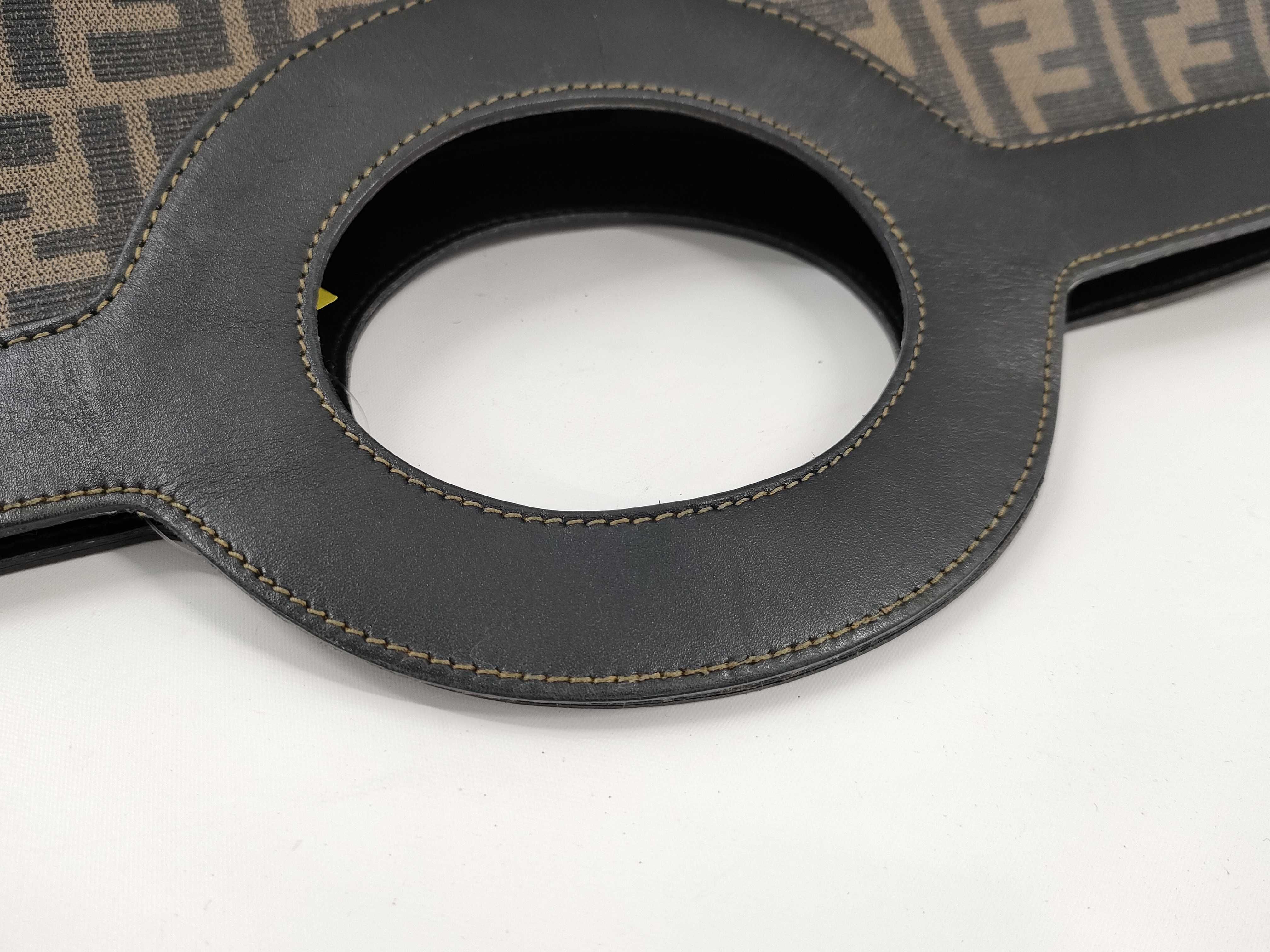 【水曜終了】(10230_0357)FENDI ズッカ柄 ハンドバッグ ハンドバッグ