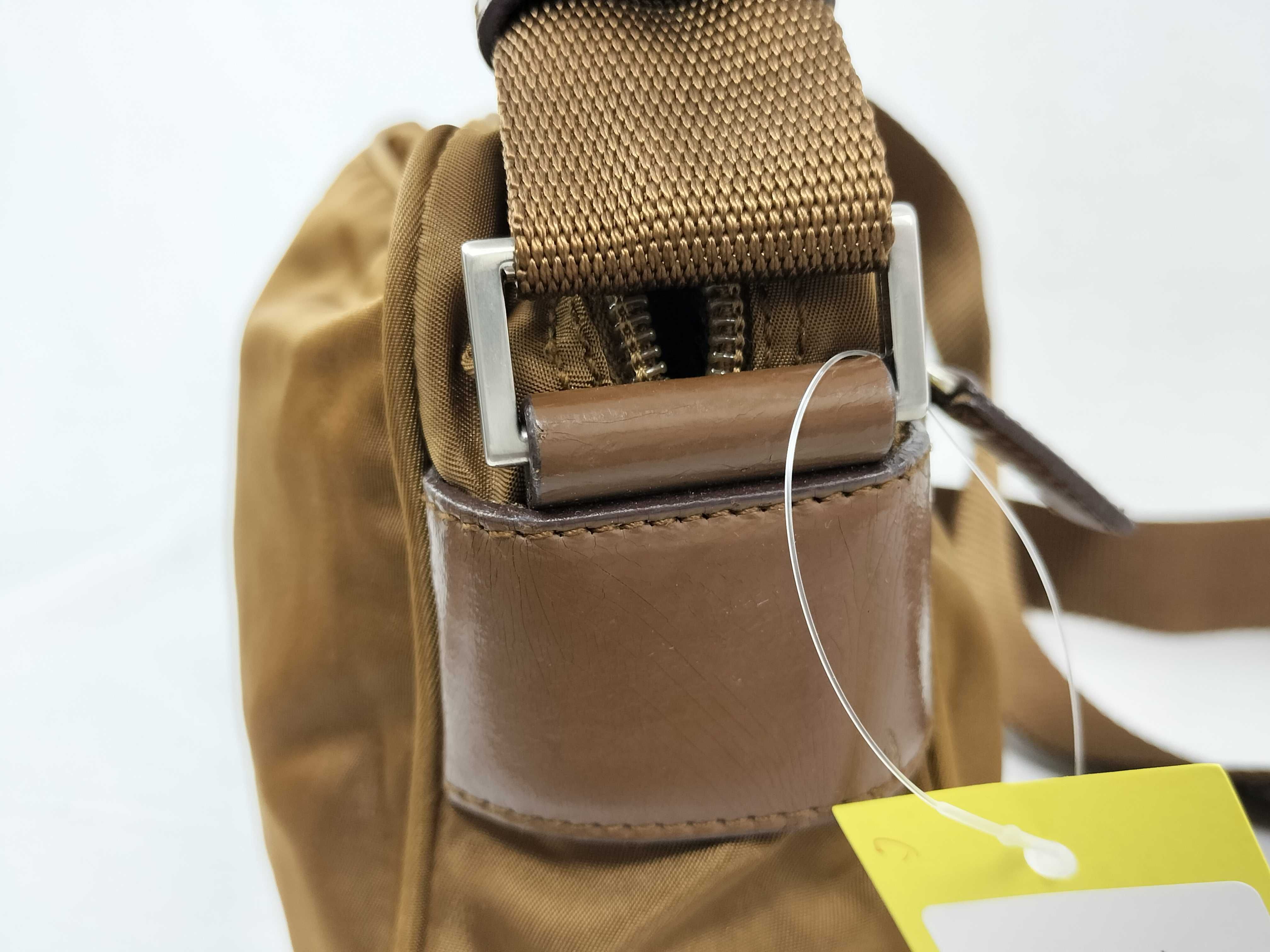 【水曜終了】(10230_0254)PRADA ナイロン ブラウン/ショルダー ショルダーバッグ