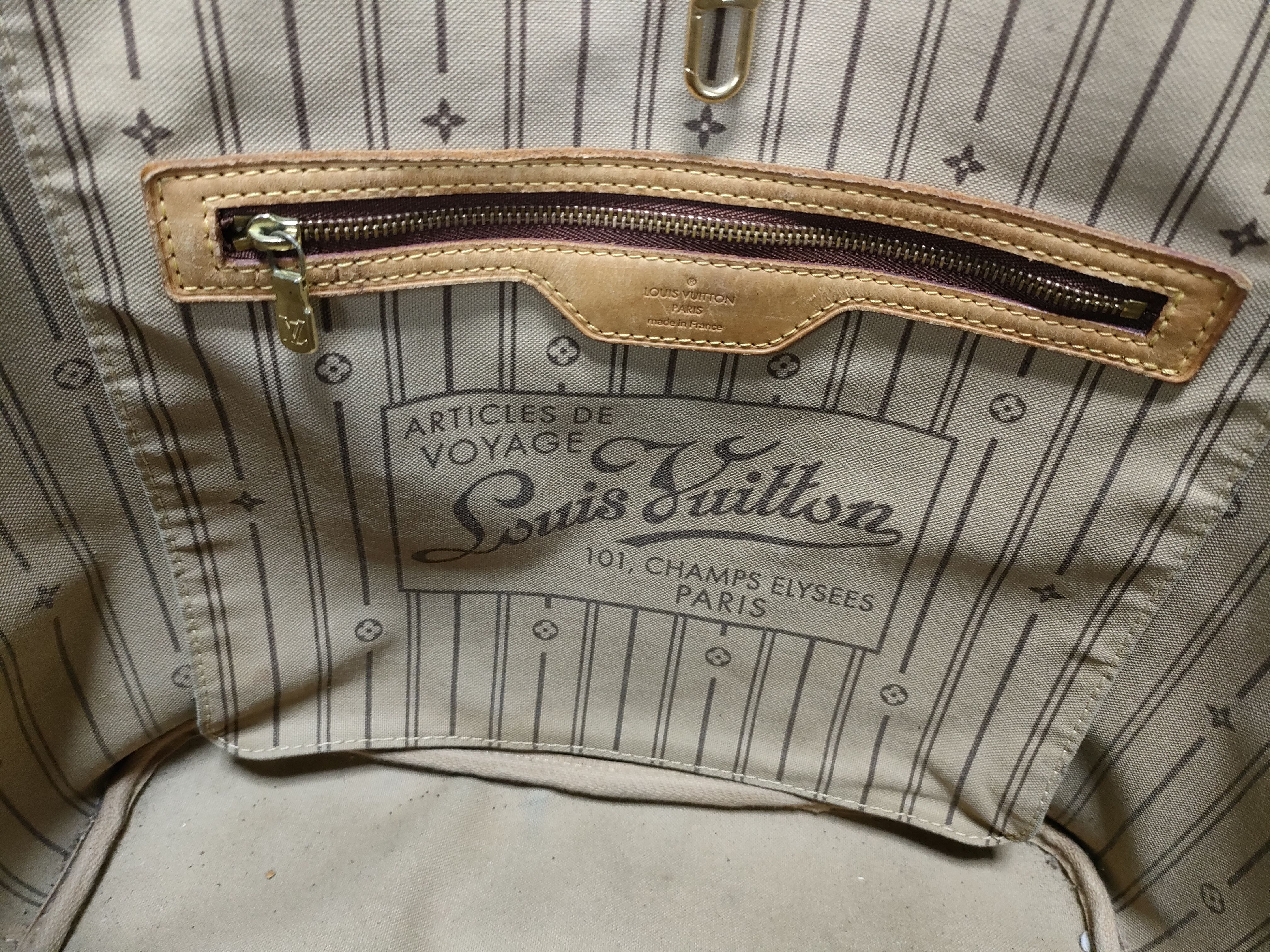 【水曜終了】(10229_0366)LOUIS VUITTON モノグラム M40156 ネヴァーフルMM 旧型 トートバッグ