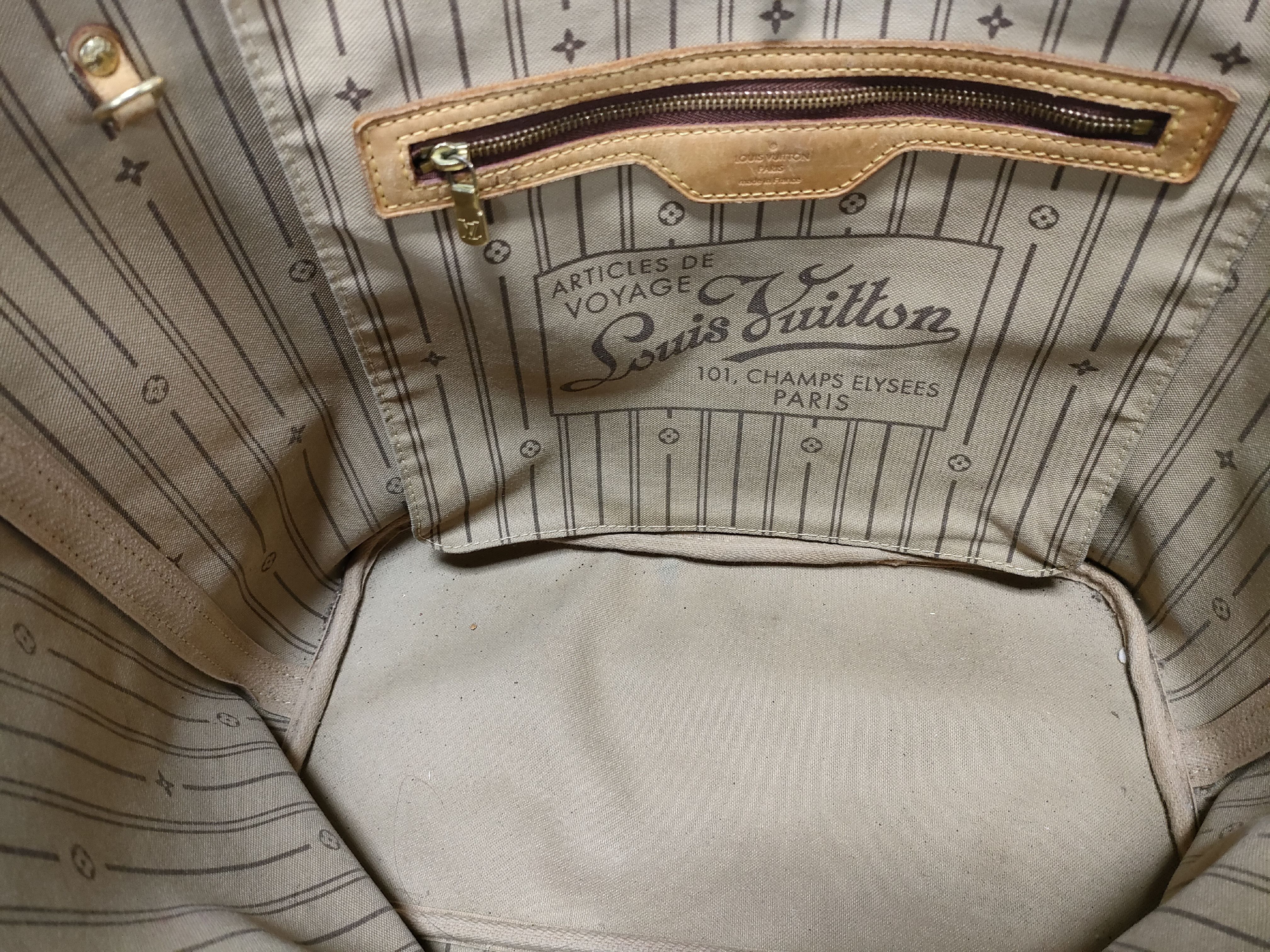 【水曜終了】(10229_0366)LOUIS VUITTON モノグラム M40156 ネヴァーフルMM 旧型 トートバッグ