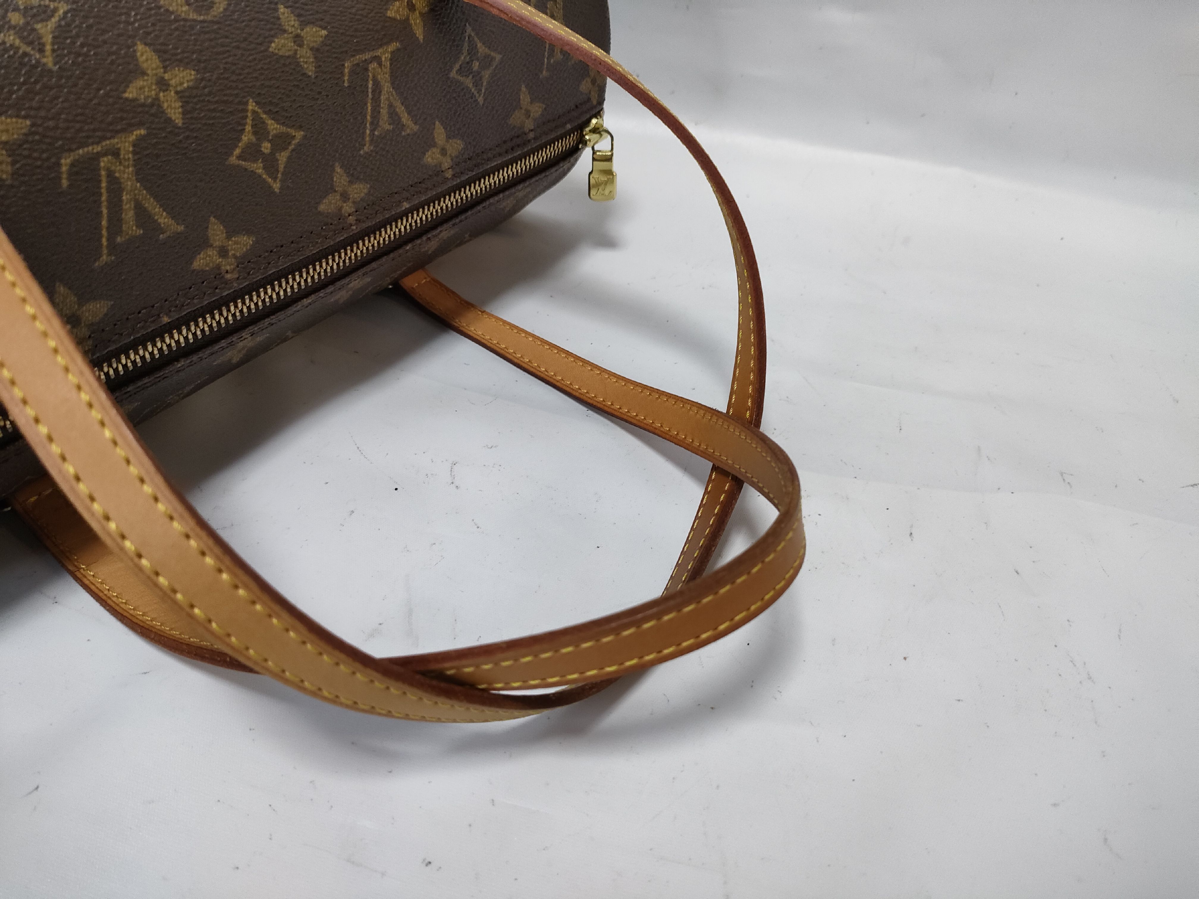 【水曜終了】(10218_0062)LOUIS VUITTON モノグラム パピヨン 30 M51385 筒型 ポーチ付き ハンドバッグ