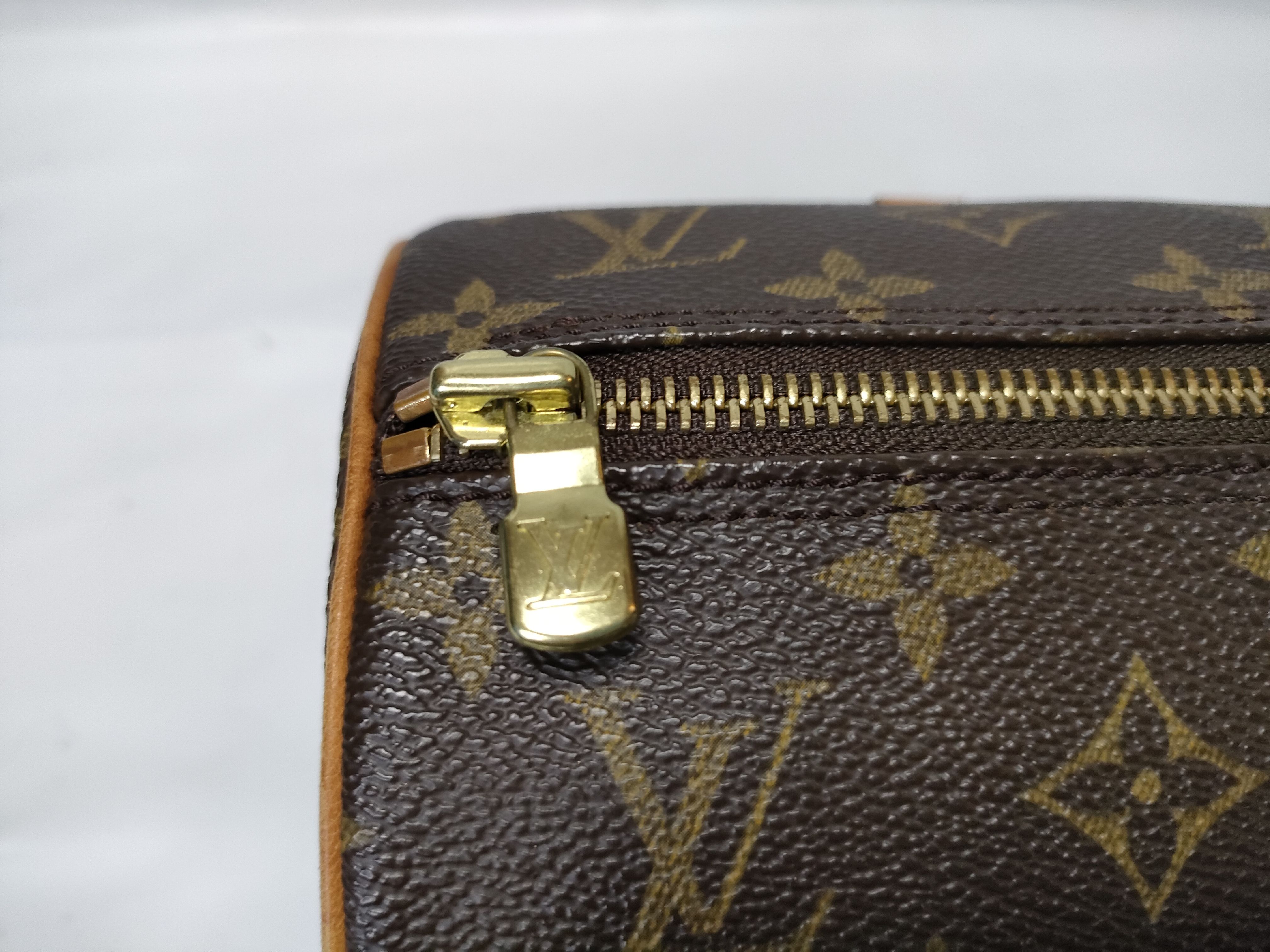 【水曜終了】(10218_0062)LOUIS VUITTON モノグラム パピヨン 30 M51385 筒型 ポーチ付き ハンドバッグ