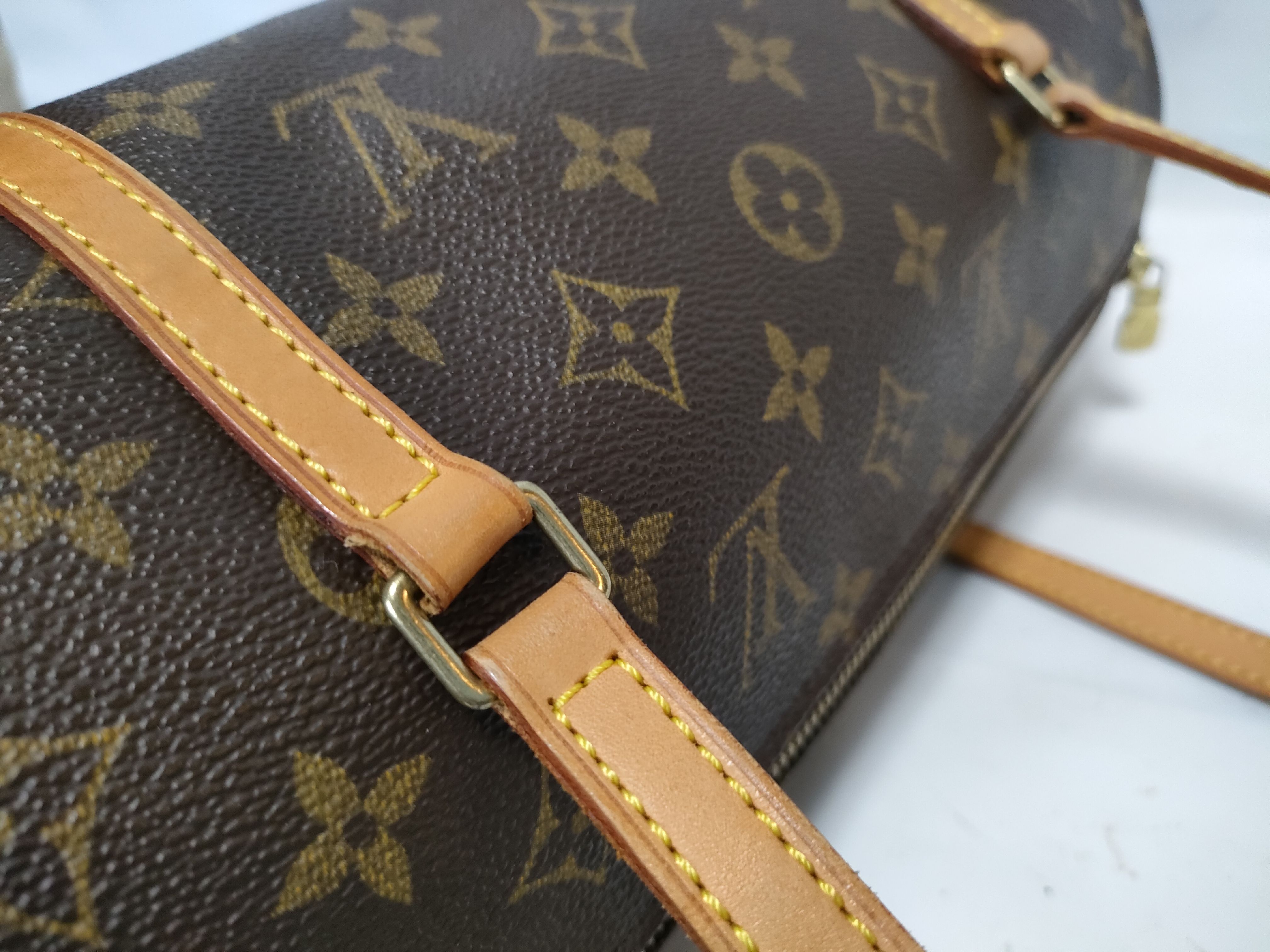 【水曜終了】(10218_0062)LOUIS VUITTON モノグラム パピヨン 30 M51385 筒型 ポーチ付き ハンドバッグ