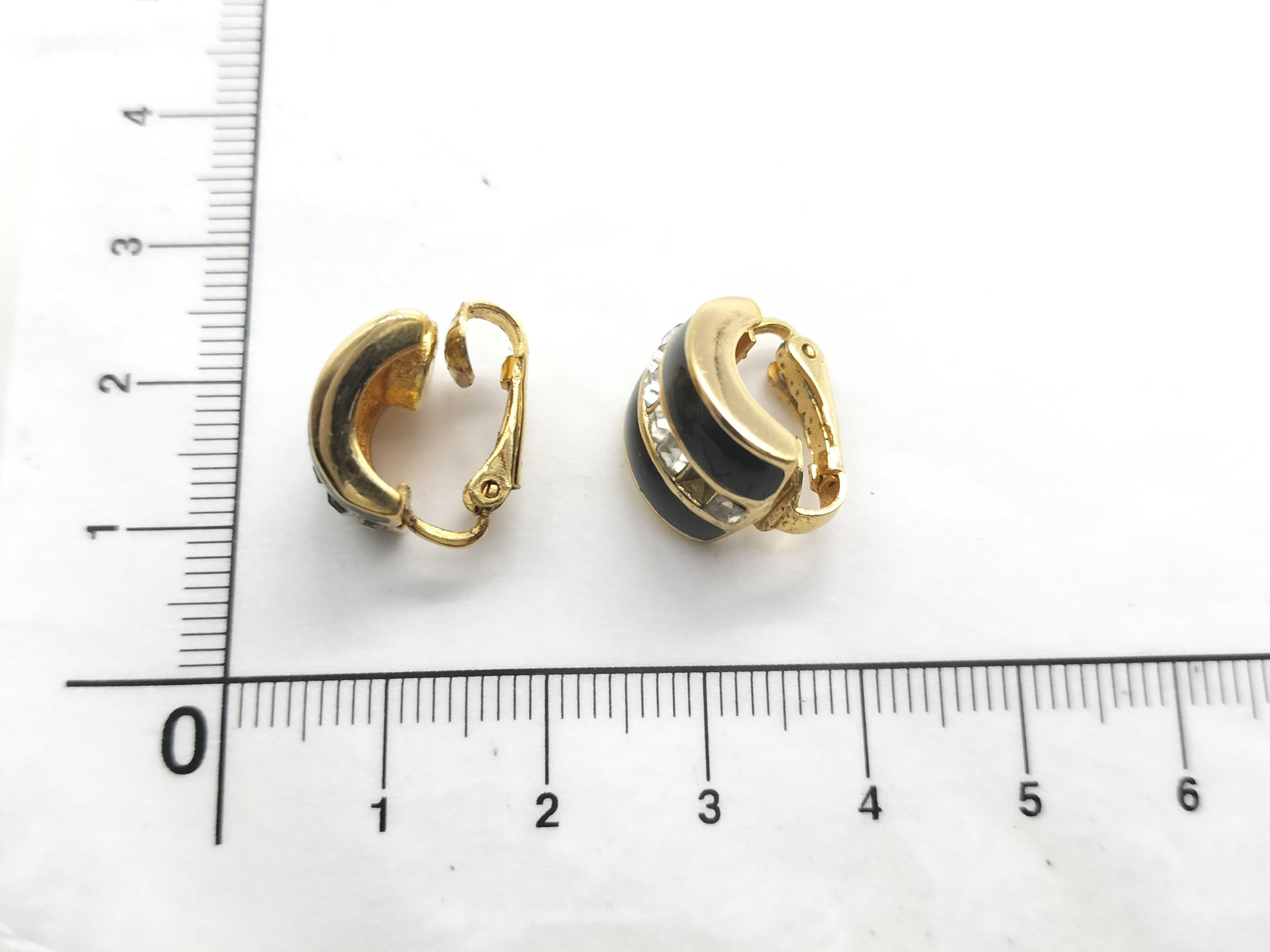 【水曜終了】(10221_0709)Dior ラインストーン イヤリング イヤリング