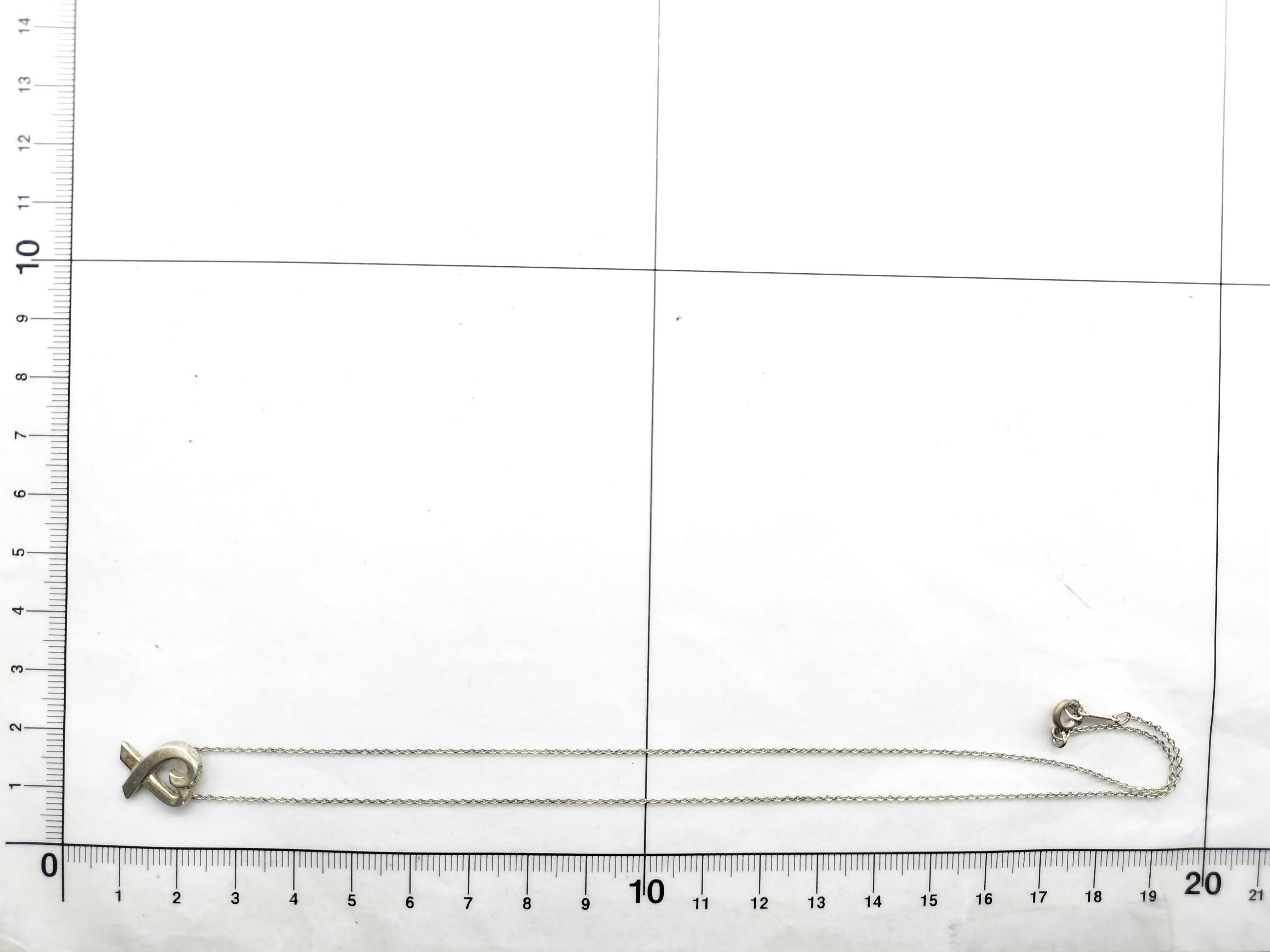 【水曜終了】(10221_0447)Tiffany&Co. ラビングハート ネックレス 925 ネックレス