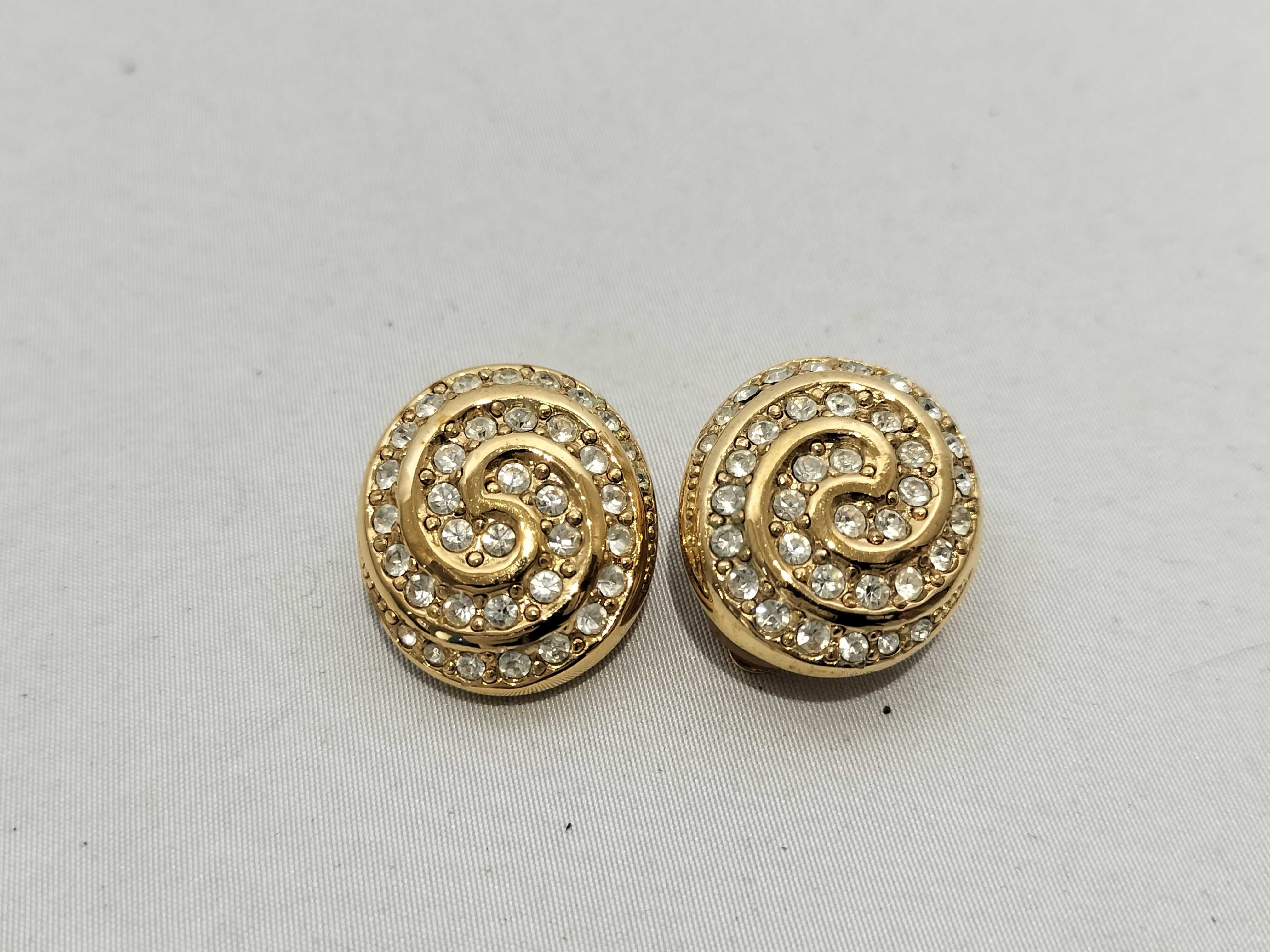 【水曜終了】(10221_0710)Dior チョーカーネックレス イヤリング ストーン付き アクセサリーまとめ アクセサリーまとめ(アクセサリー)