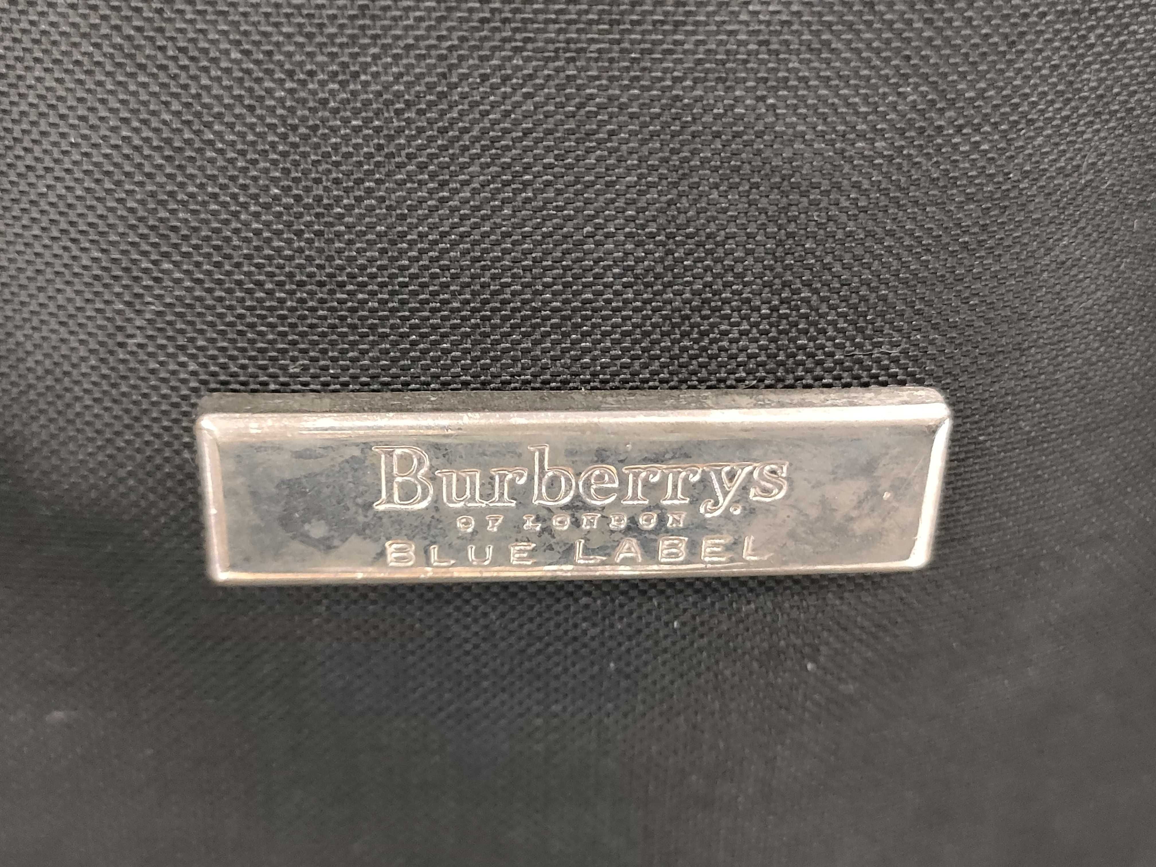 【水曜終了】(10220_0224)BURBERRY ナイロン ノバチェック ブルーレーベル ショルダーバッグ