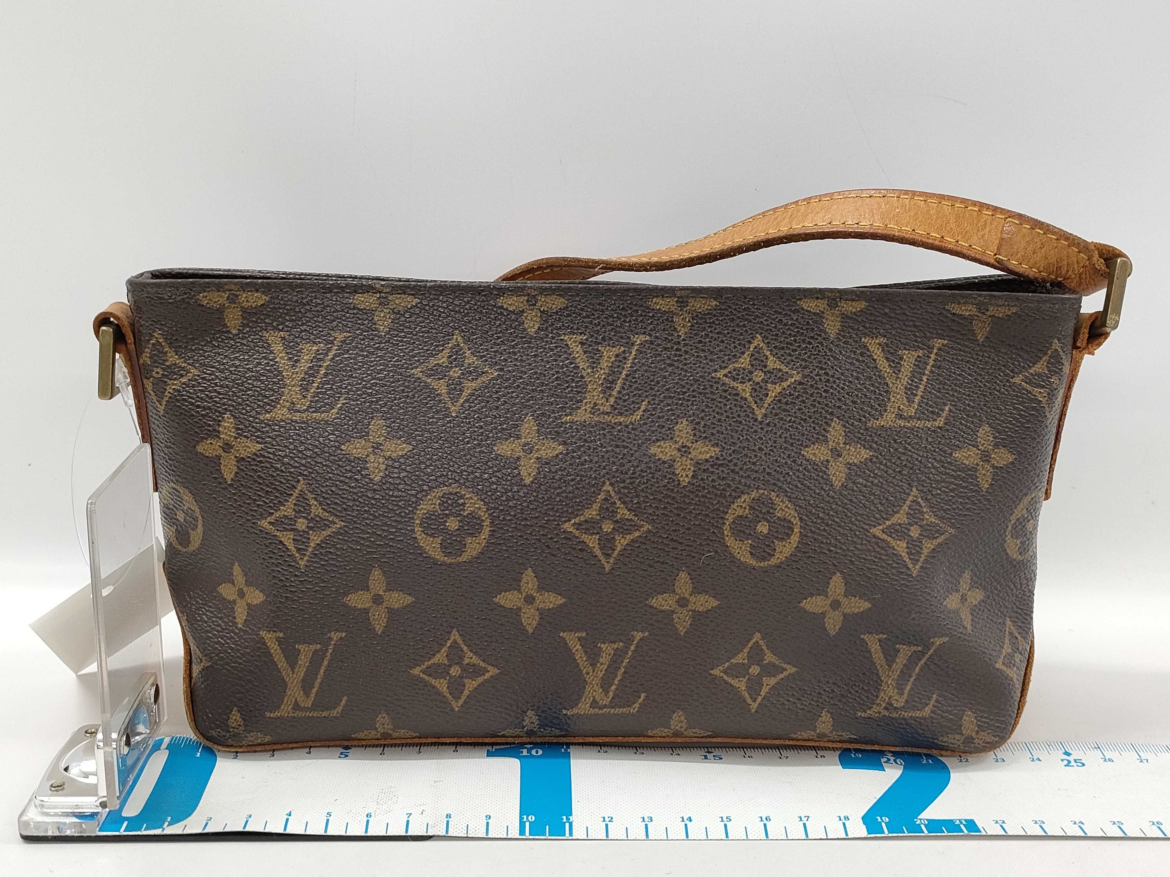 【水曜終了】(10229_0400)LOUIS VUITTON モノグラム M51240 トロター 千切れ ショルダーバッグ