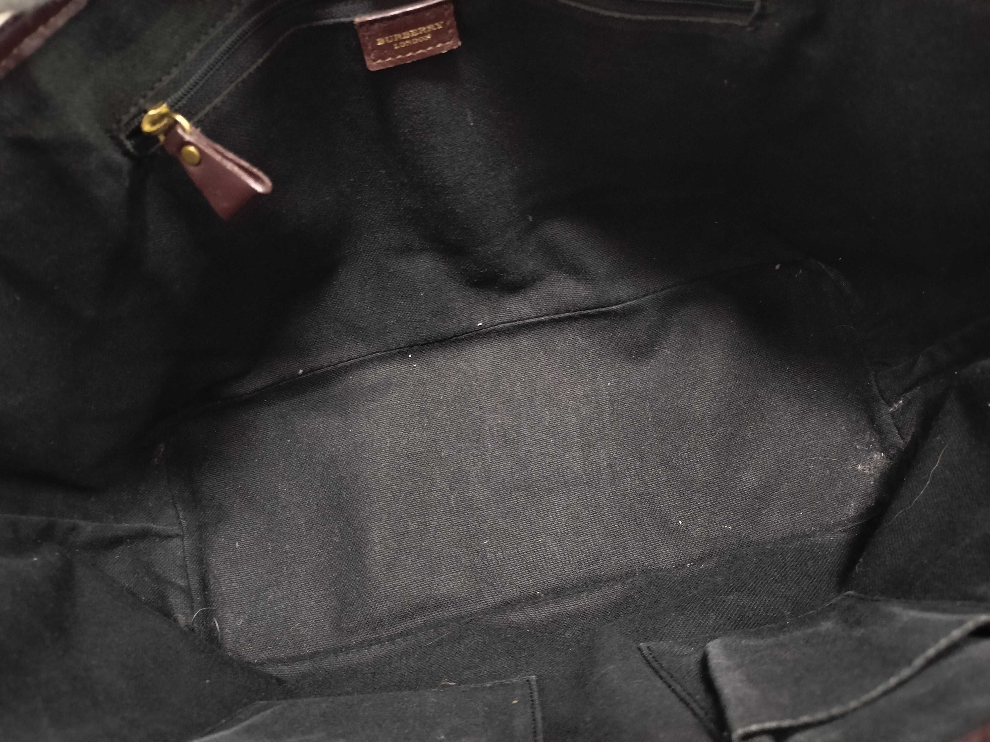 【水曜終了】(10220_0233)BURBERRY ノバチェックPVC シャドーホース 擦れ考慮 トートバッグ