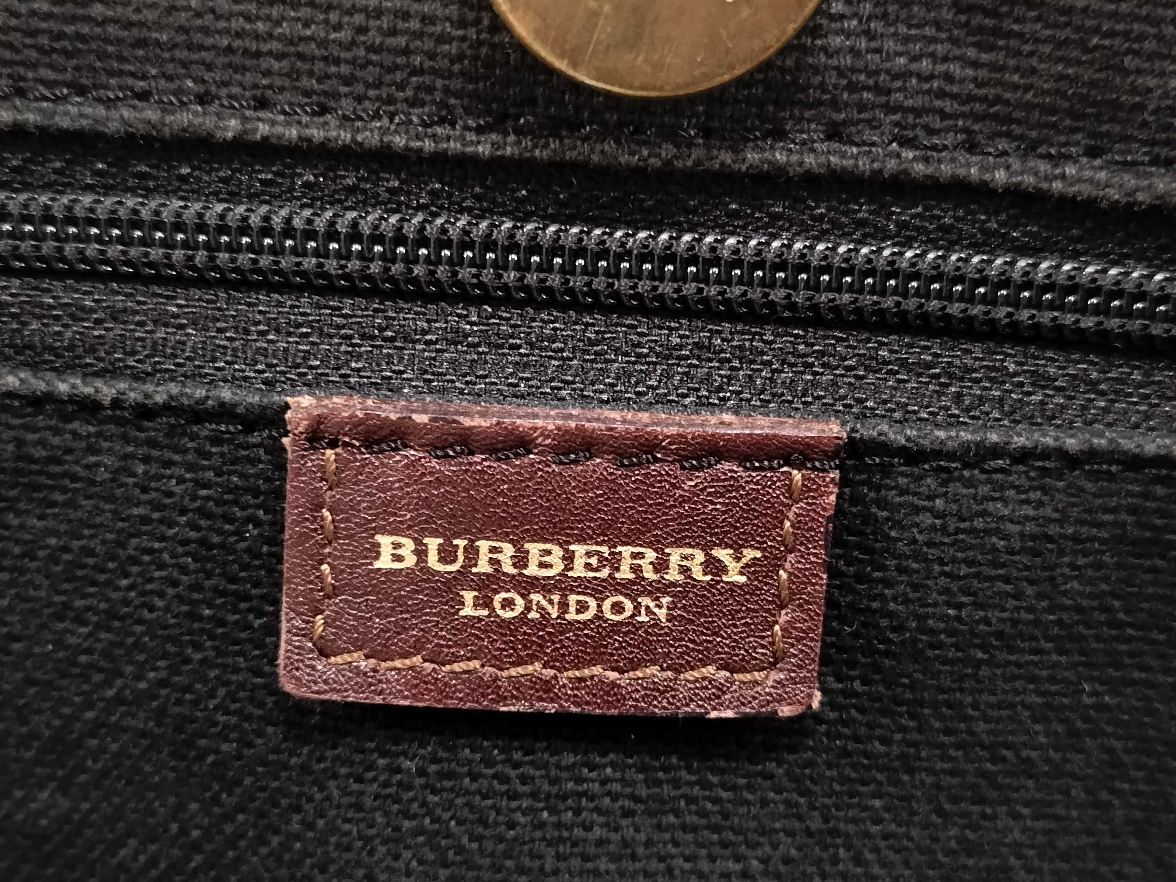 【水曜終了】(10220_0233)BURBERRY ノバチェックPVC シャドーホース 擦れ考慮 トートバッグ