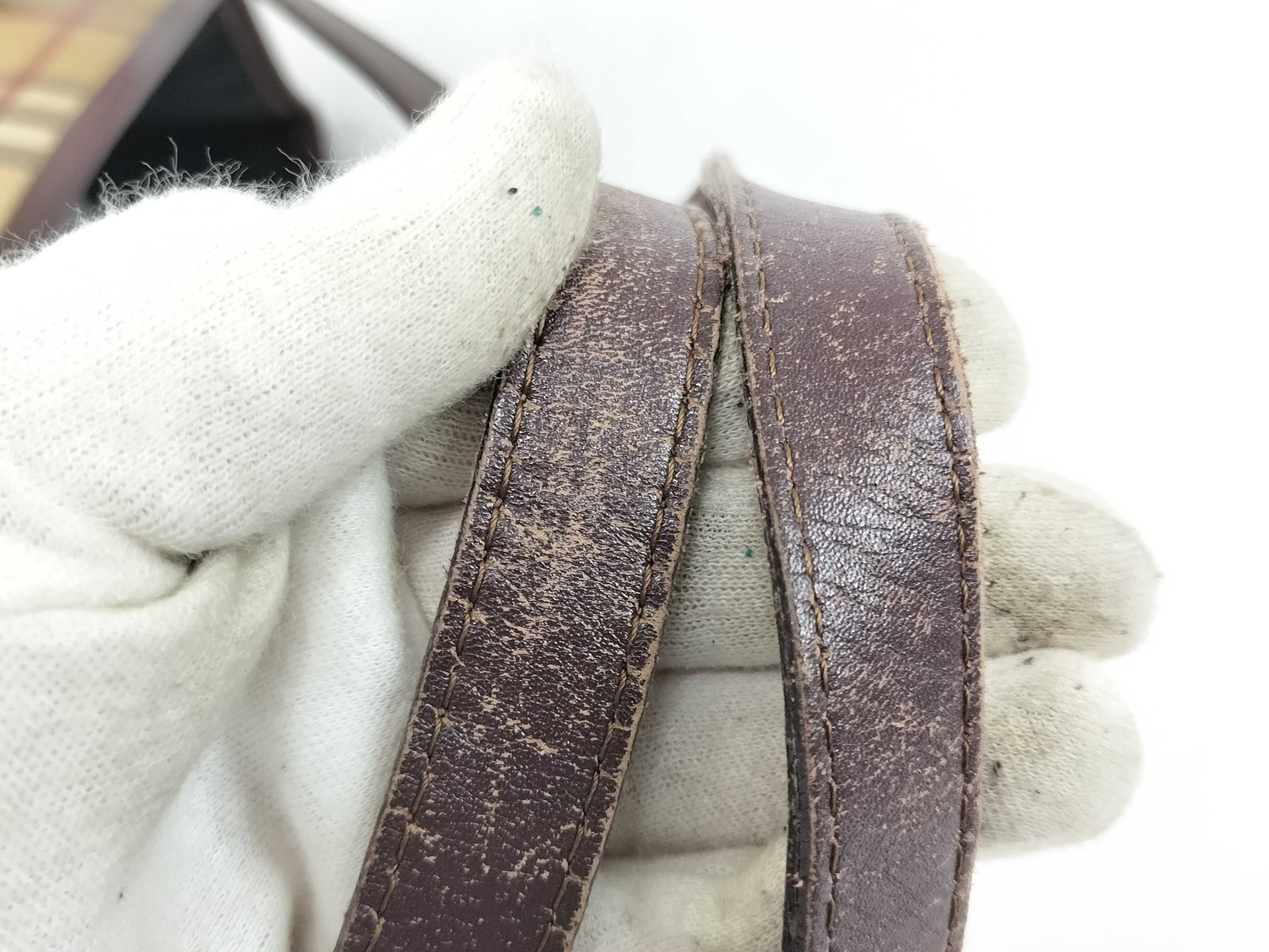 【水曜終了】(10220_0233)BURBERRY ノバチェックPVC シャドーホース 擦れ考慮 トートバッグ