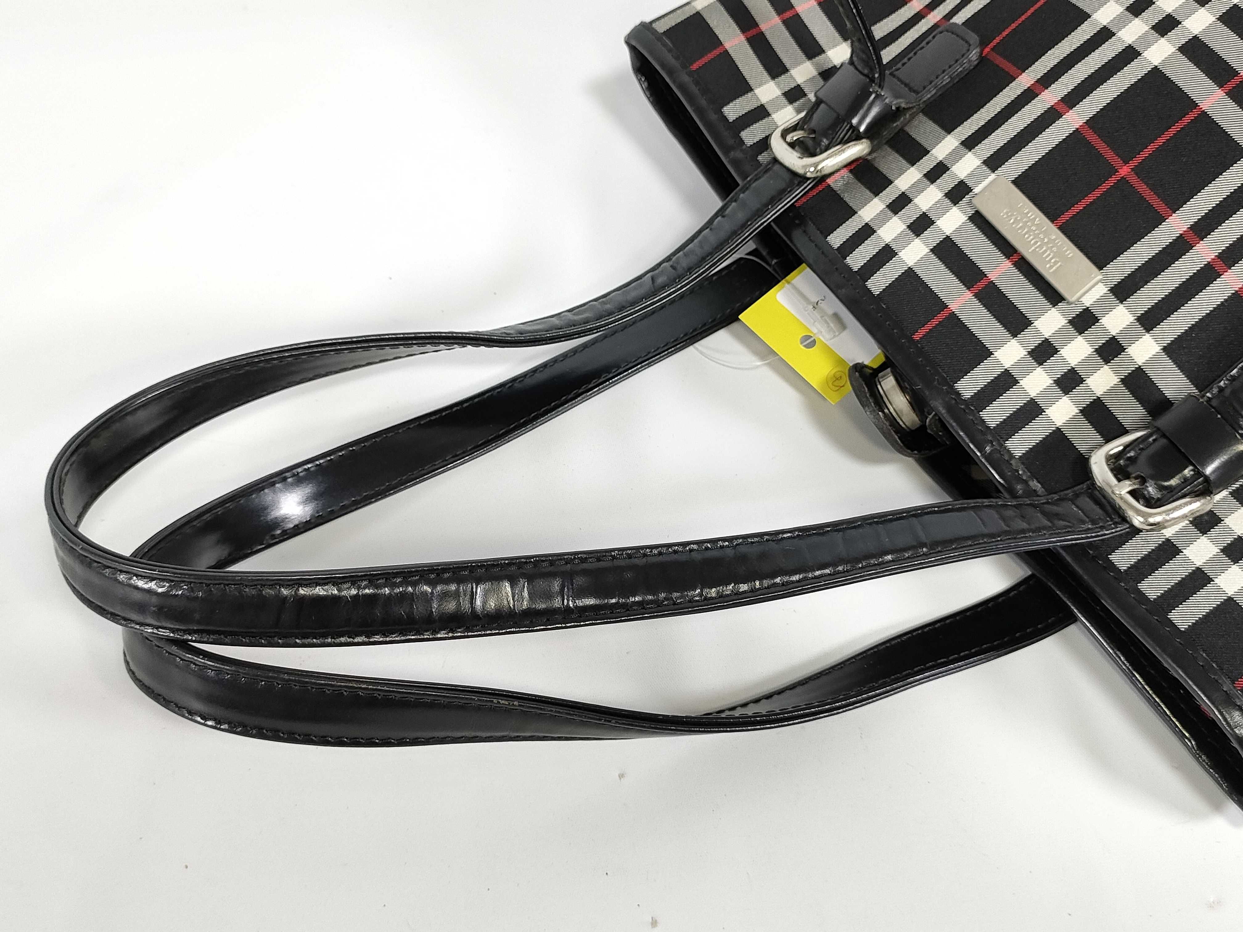 【水曜終了】(10220_0231)BURBERRY ブルーレーベル バーバリーズ ナイロン ハンドバッグ ショルダーバッグ