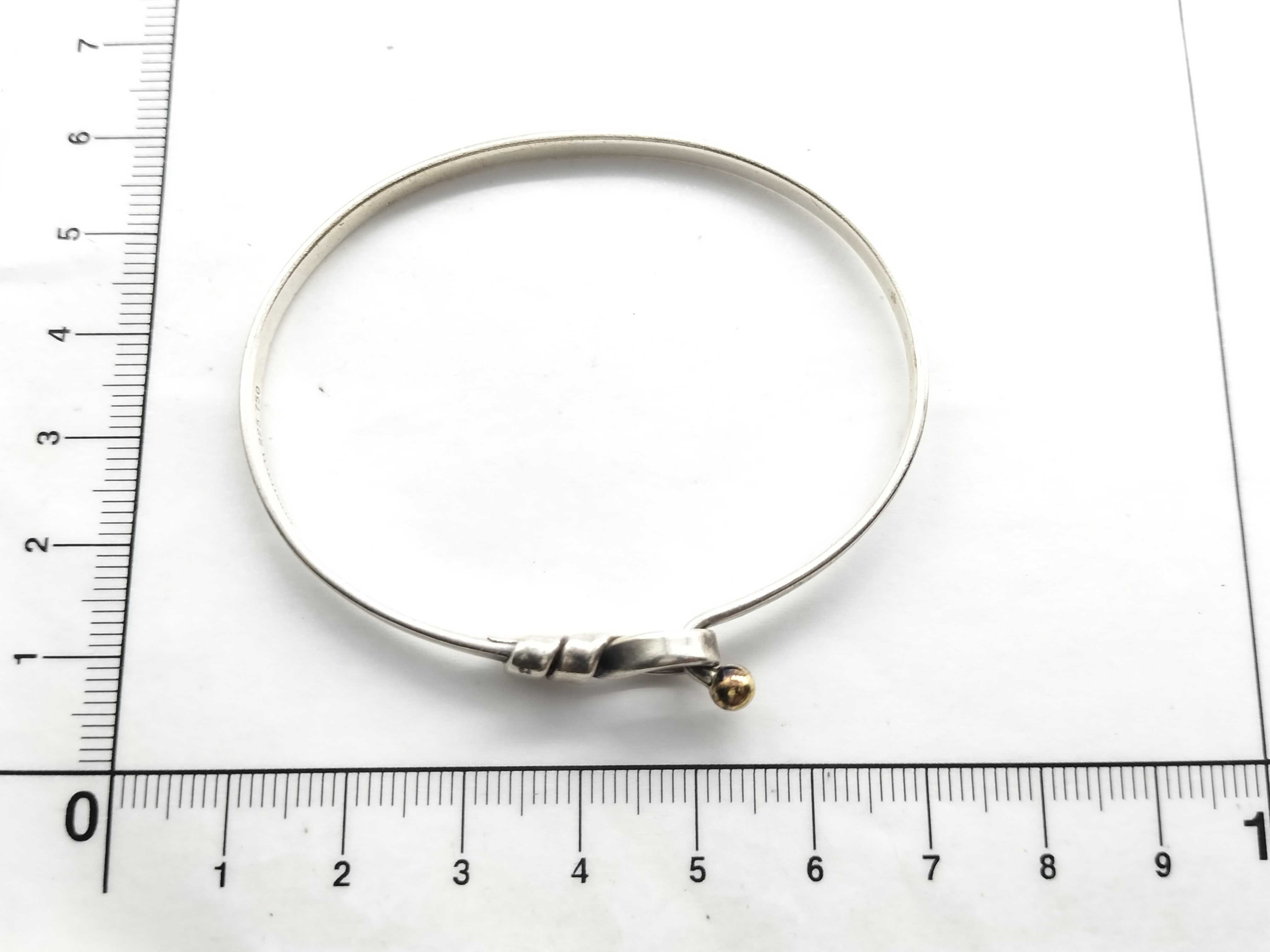 【水曜終了】(10221_0451)Tiffany&Co. フックアイ ブレスレット・バングル