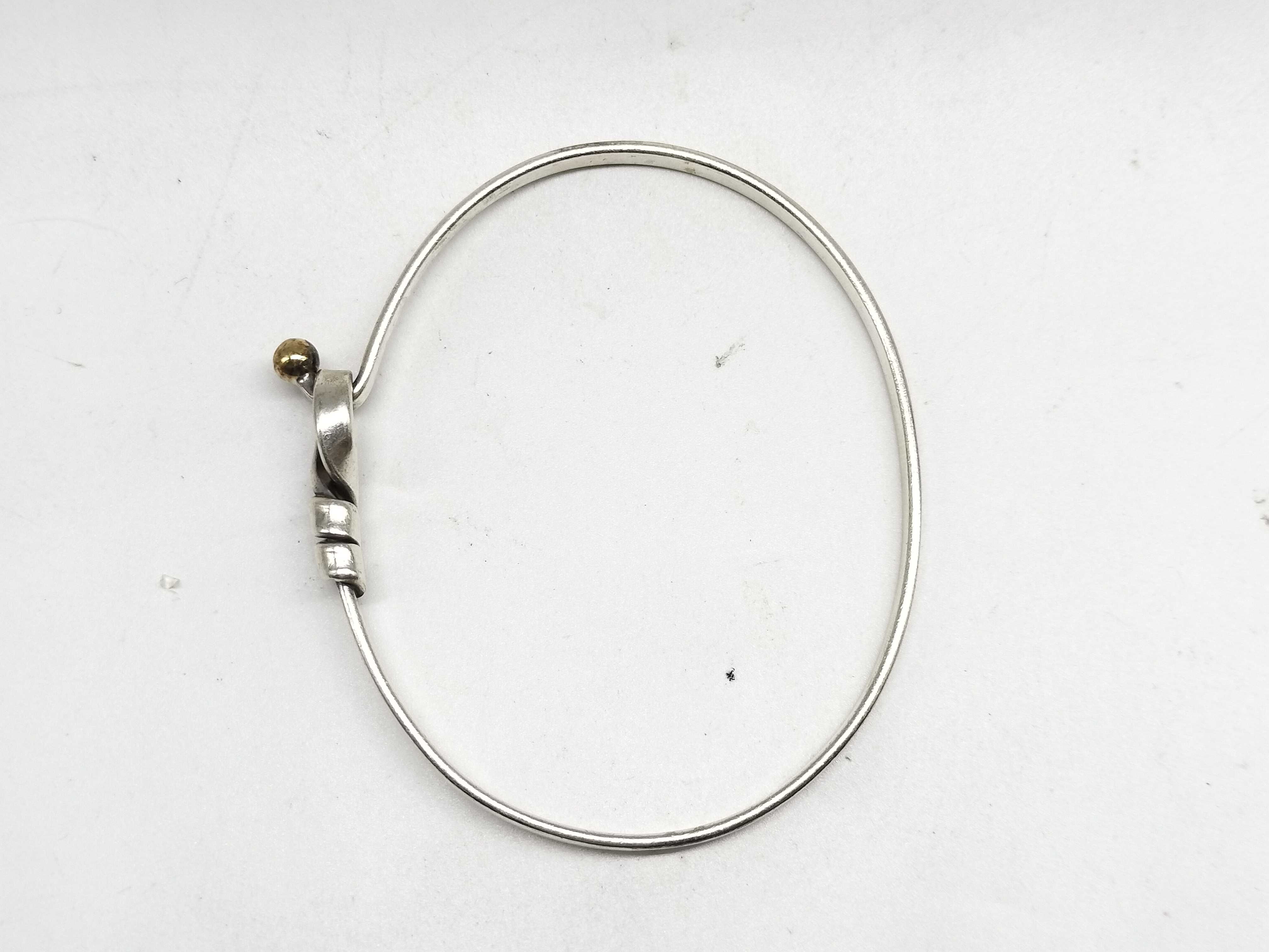 【水曜終了】(10221_0451)Tiffany&Co. フックアイ ブレスレット・バングル