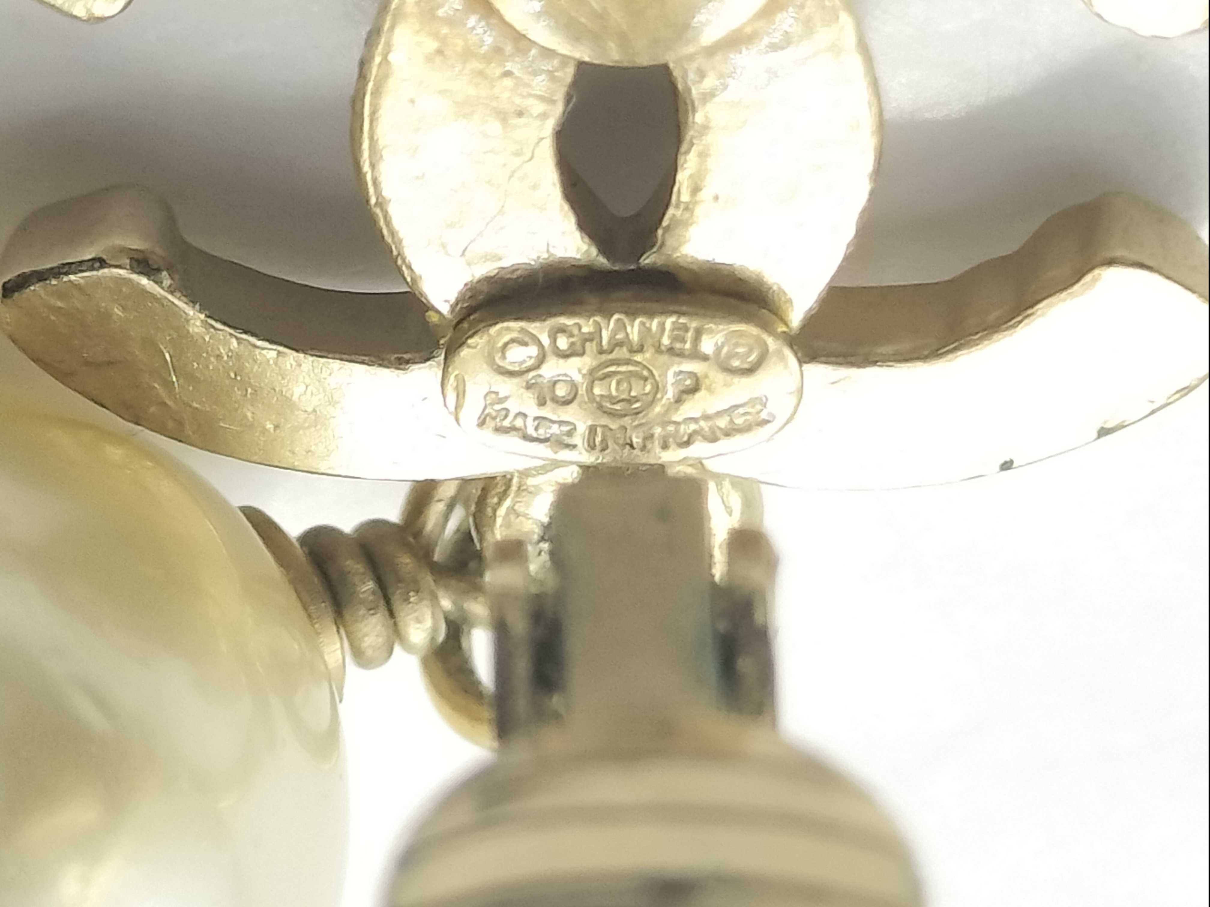 【水曜終了】(10228_0046)CHANEL ココマーク/パール/イヤリング/10P イヤリング