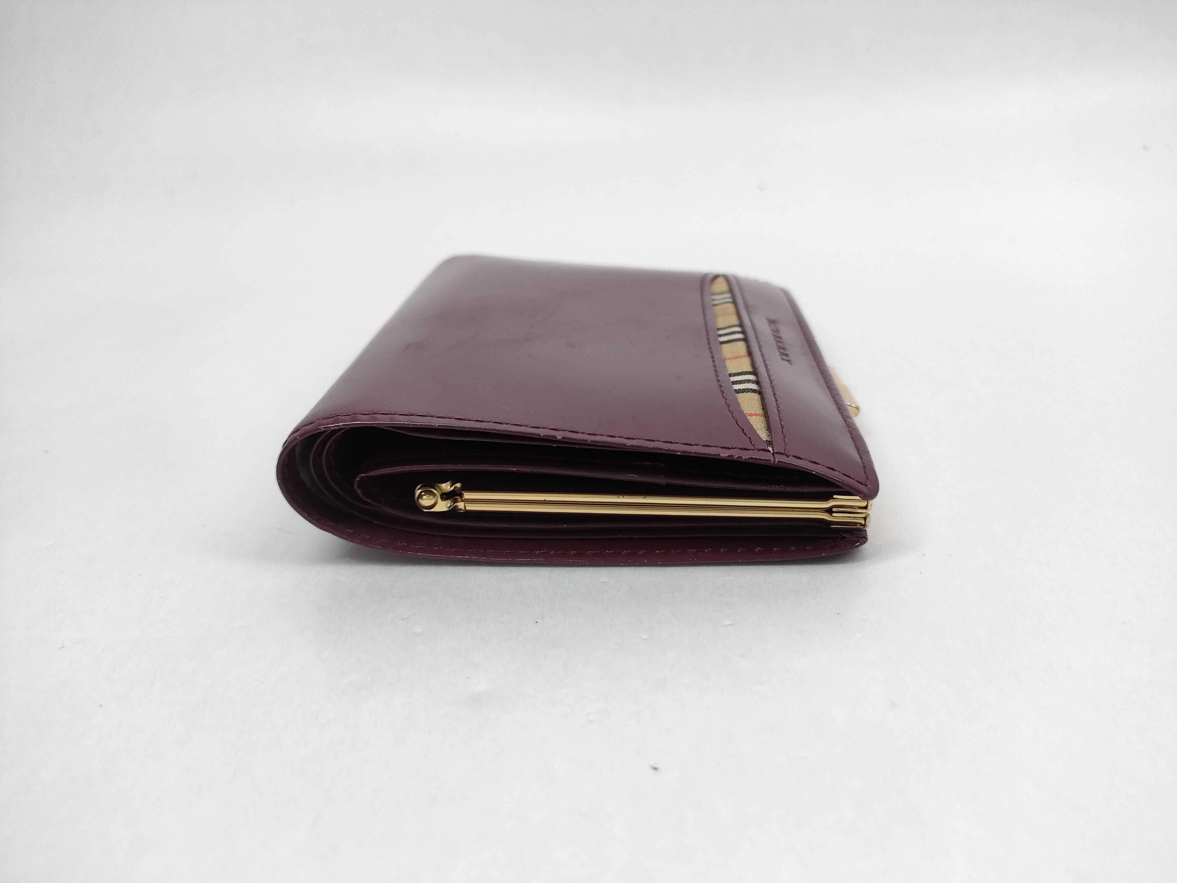 【水曜終了】(10221_0184)BURBERRY ガマ口 財布 財布