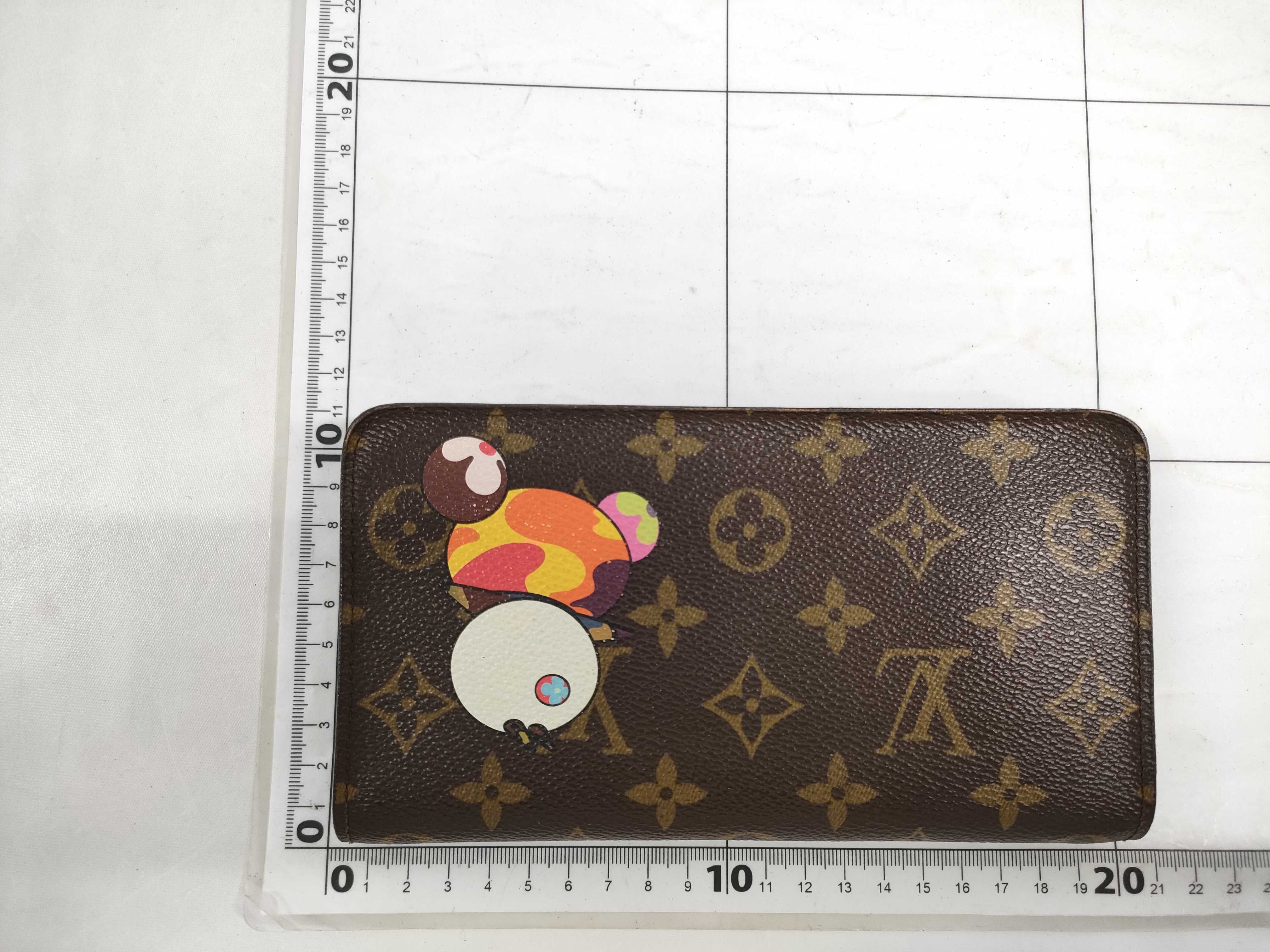 【水曜終了】(10229_0319)LOUIS VUITTON モノグラム パンダ/ポルトモネジップ/村上コラボ 財布