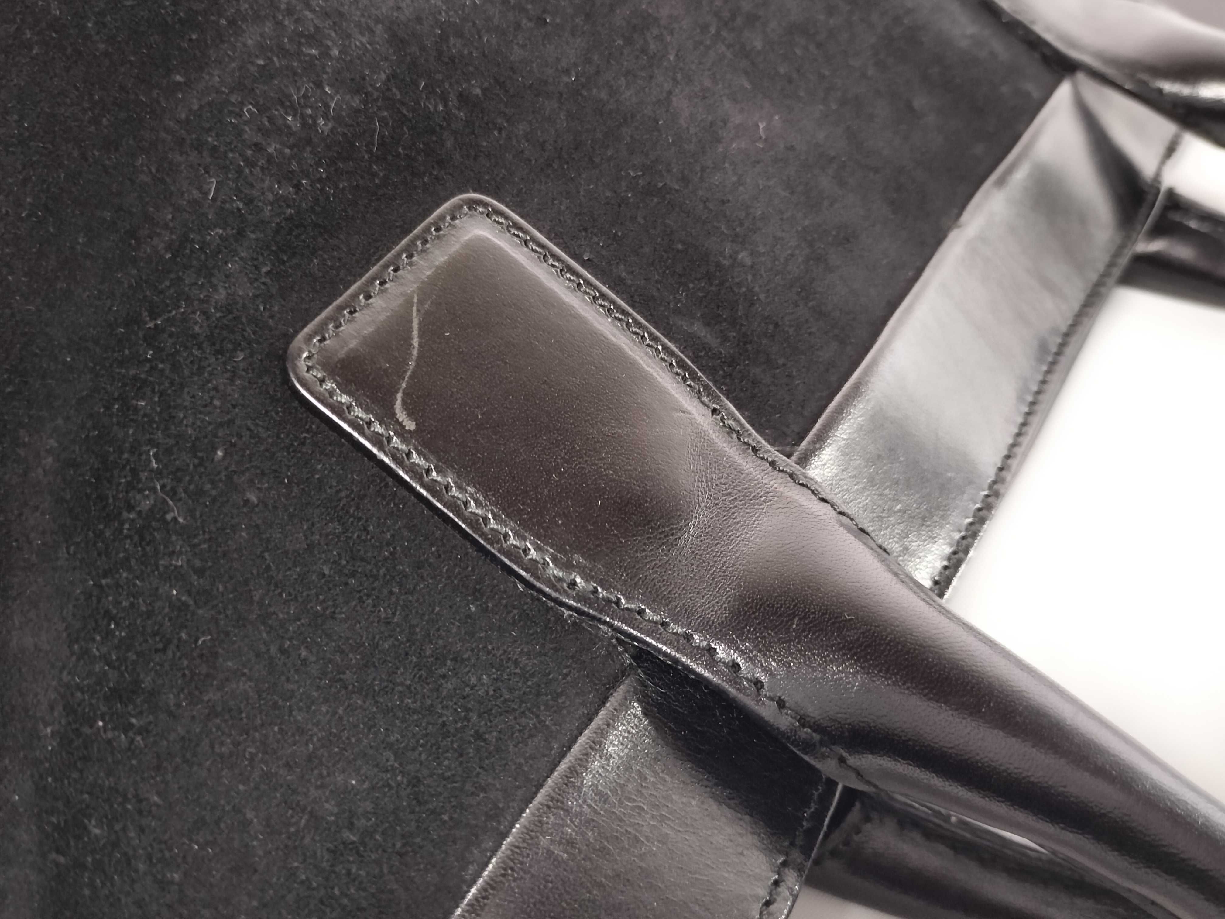 【水曜終了】(10230_0024)GUCCI シェリー スエード バッグ 33890 ハンドバッグ