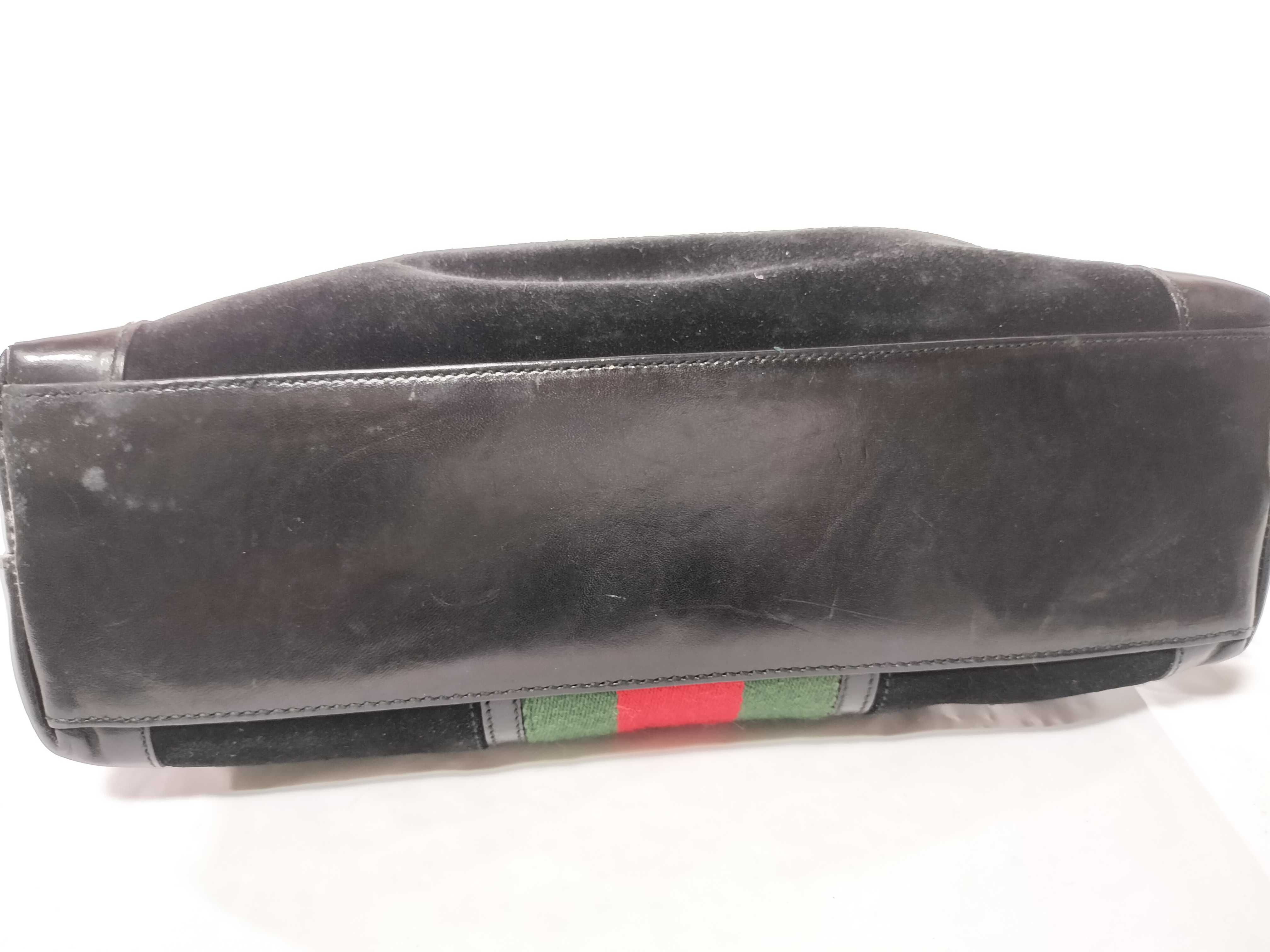【水曜終了】(10230_0024)GUCCI シェリー スエード バッグ 33890 ハンドバッグ
