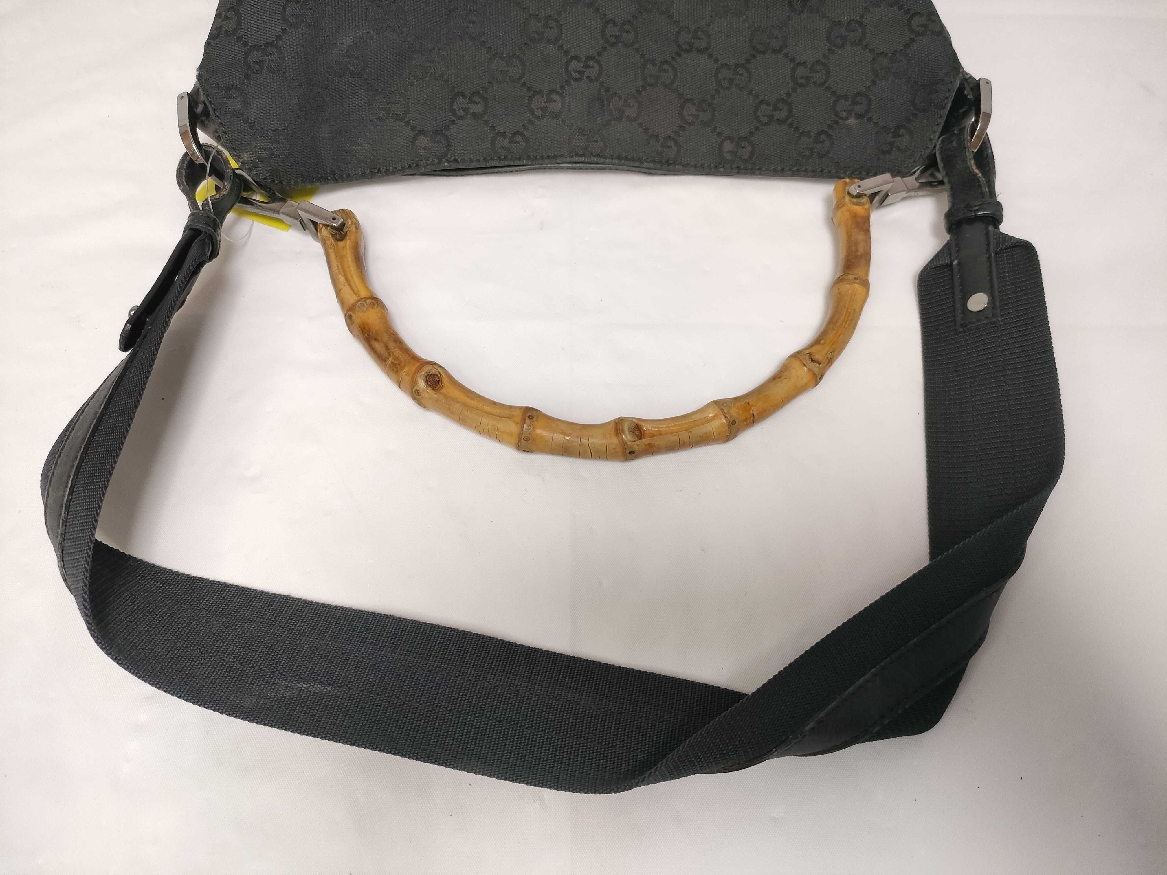 【水曜終了】(10230_0025)GUCCI GGキャンバス バンブー 2WAY 001 4058 ハンドバッグ