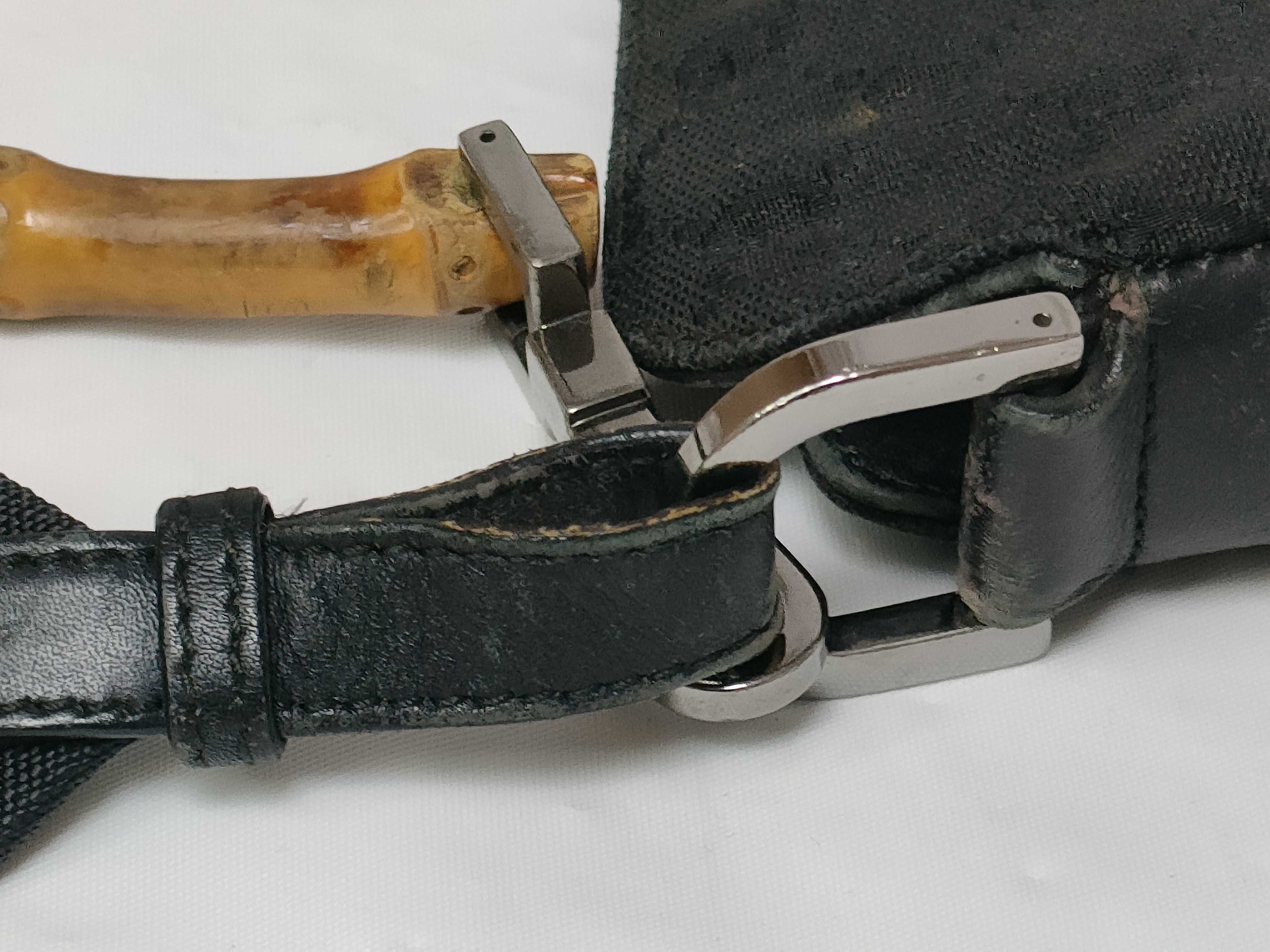 【水曜終了】(10230_0025)GUCCI GGキャンバス バンブー 2WAY 001 4058 ハンドバッグ