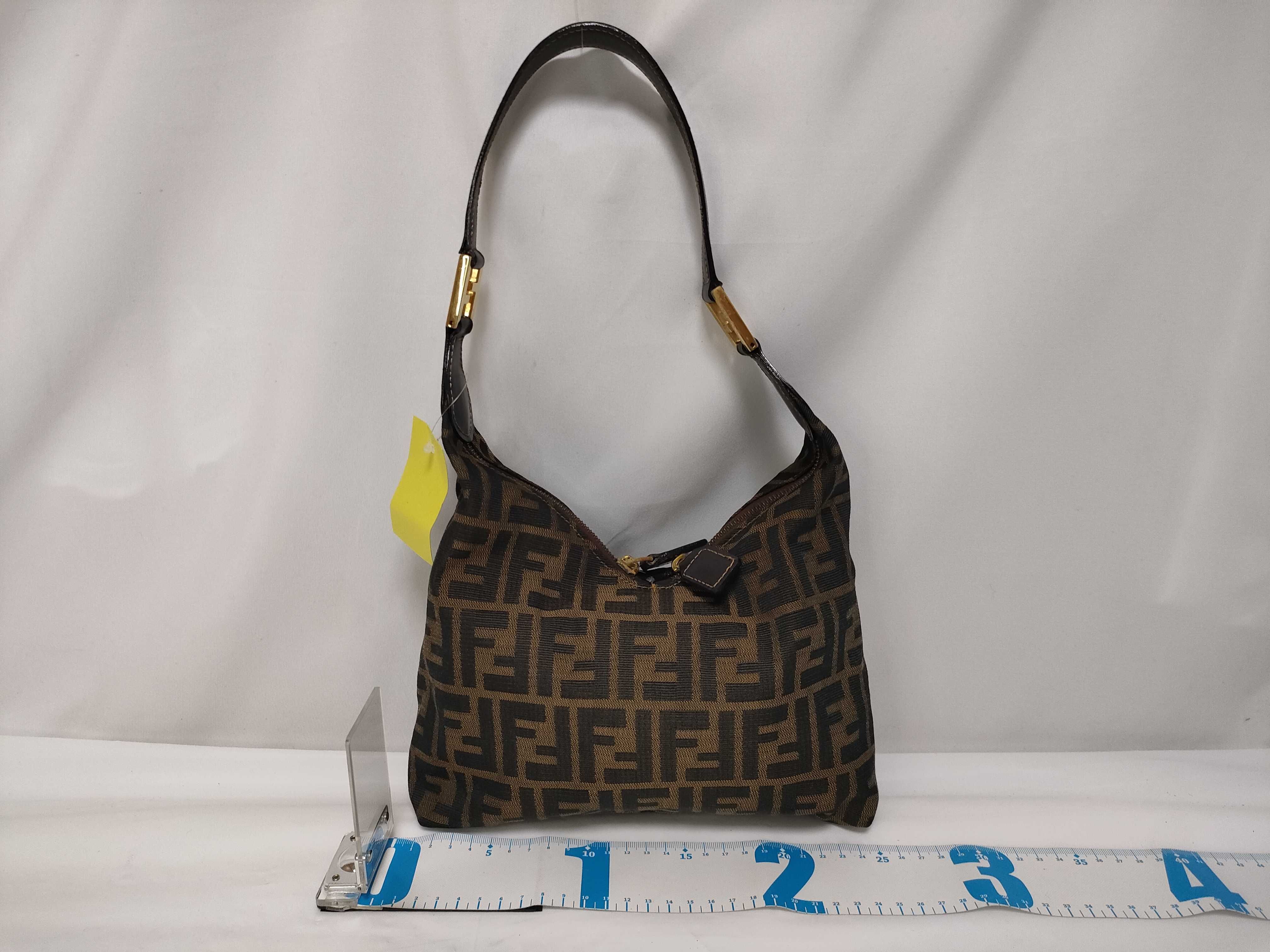 【水曜終了】(10230_0321)FENDI ズッカ柄 ワンショル ショルダー ショルダーバッグ